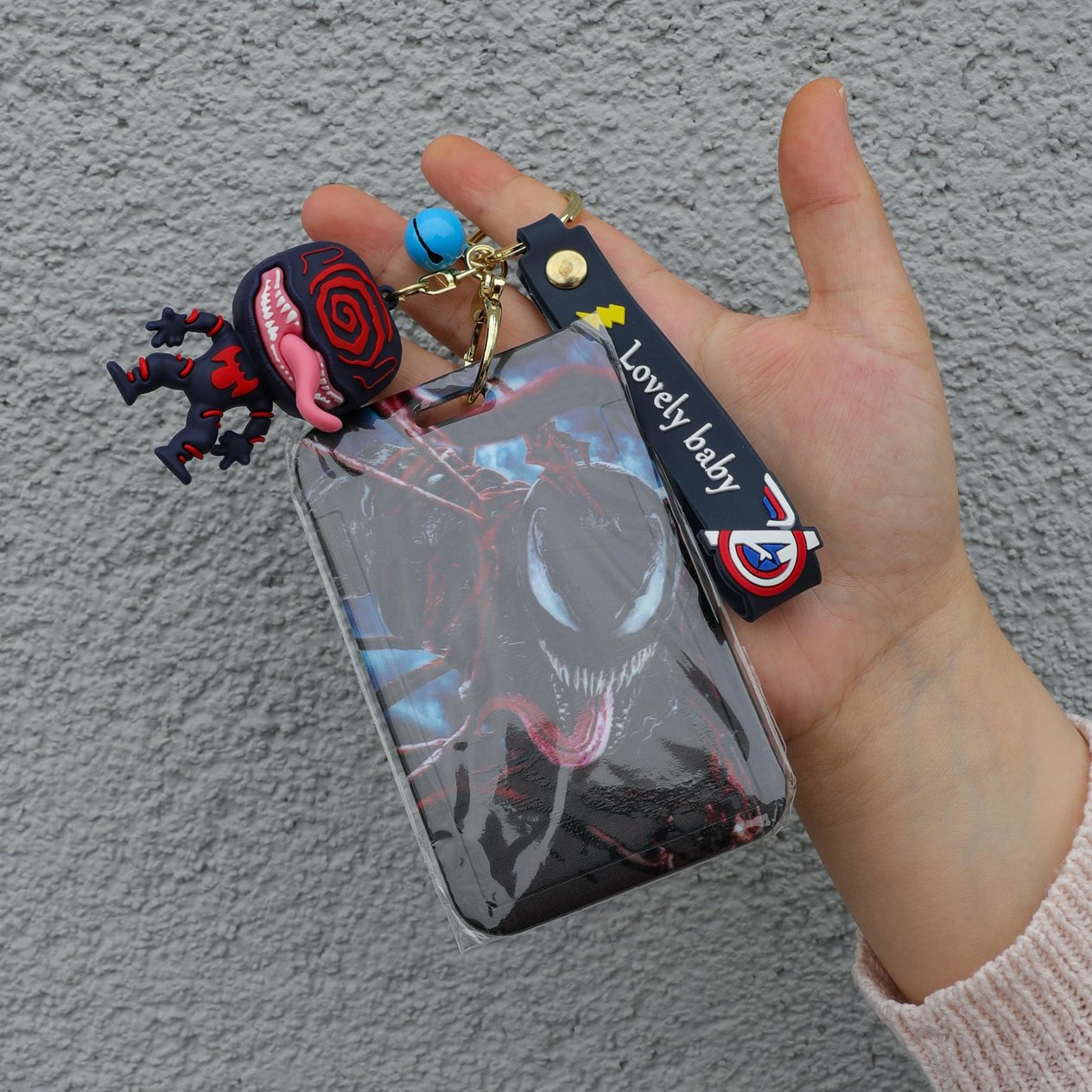 Marvel Venom Silikon Anahtarlık Kartlık 1 ADET