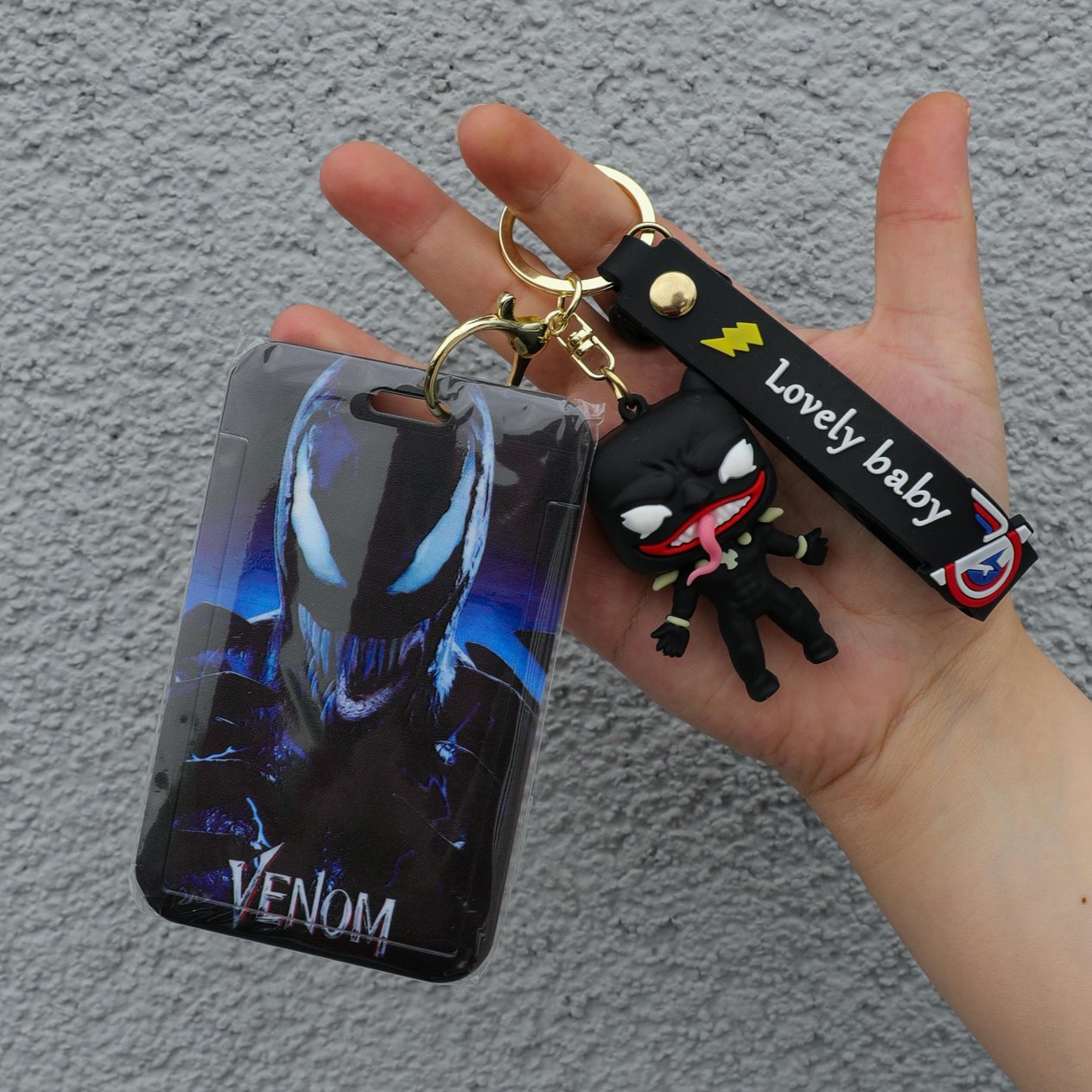 Marvel Venom Silikon Anahtarlık Kartlık 1 ADET