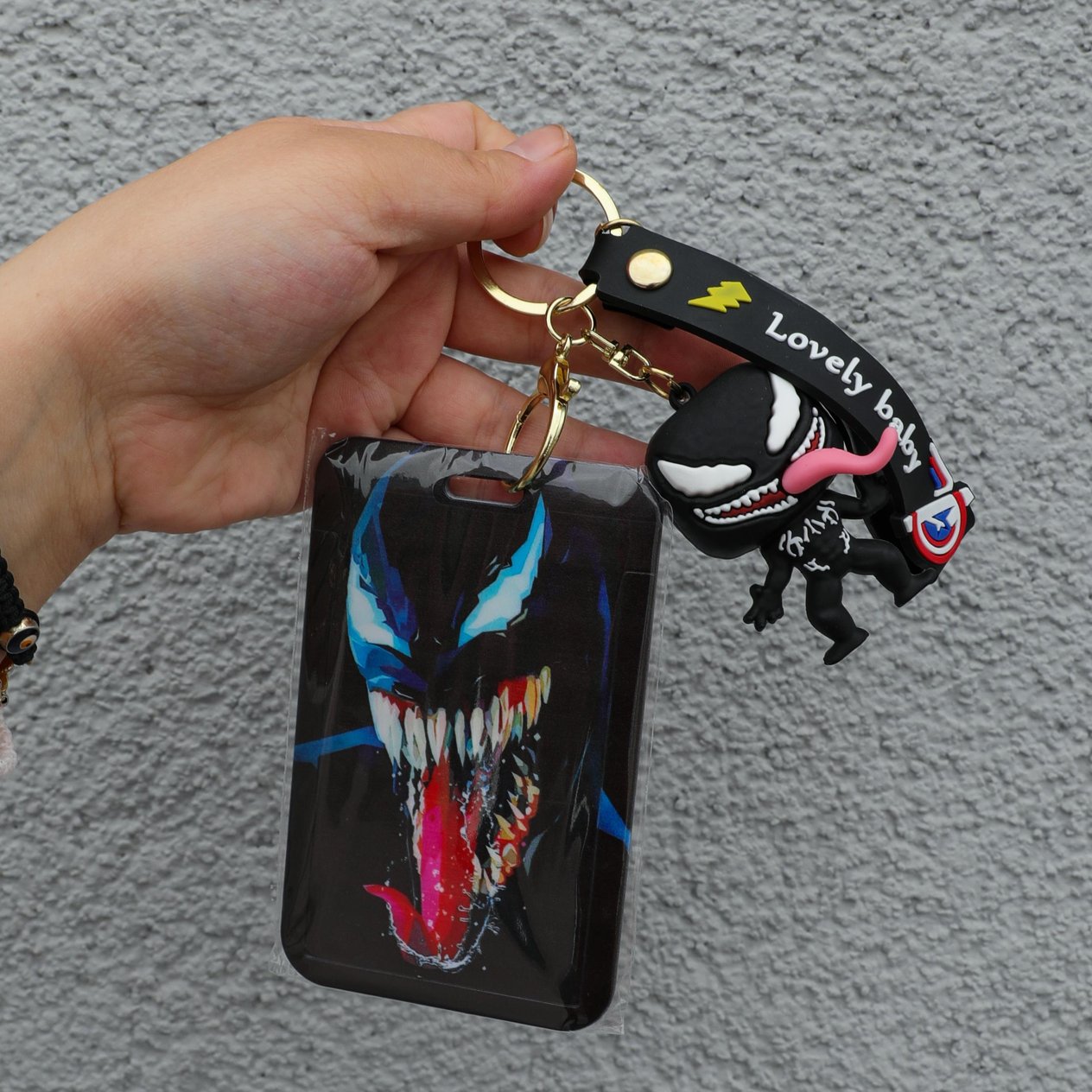 Marvel Venom Silikon Anahtarlık Kartlık 1 ADET