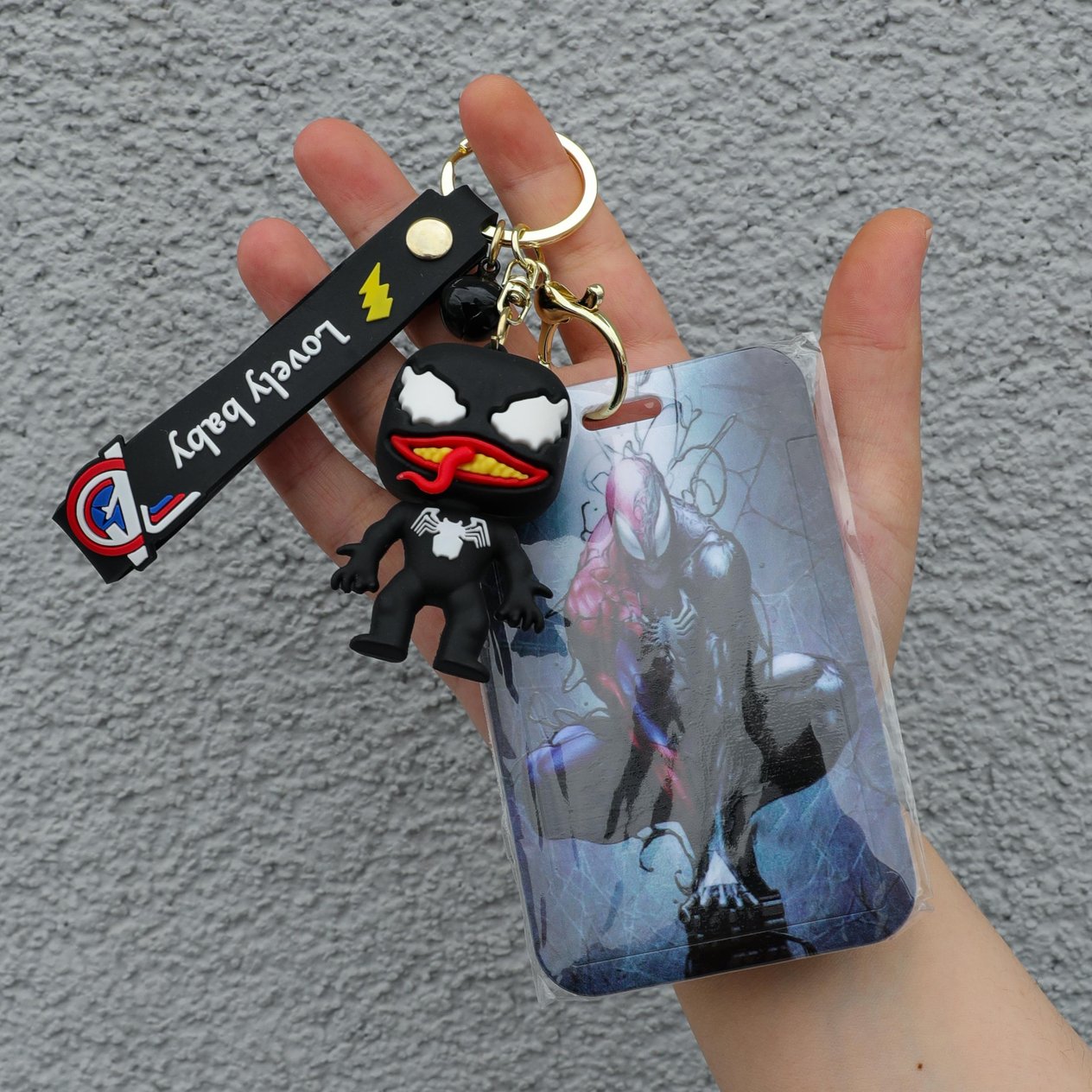 Marvel Venom Silikon Anahtarlık Kartlık 1 ADET