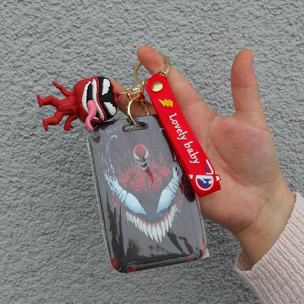 Marvel Venom Silikon Anahtarlık Kartlık 1 ADET