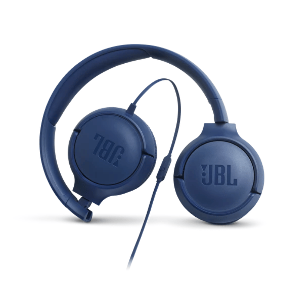 JBL Tune 500 Kulak Üstü Kablolu Kulaklık - Mavi