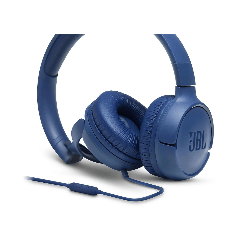 JBL Tune 500 Kulak Üstü Kablolu Kulaklık - Mavi