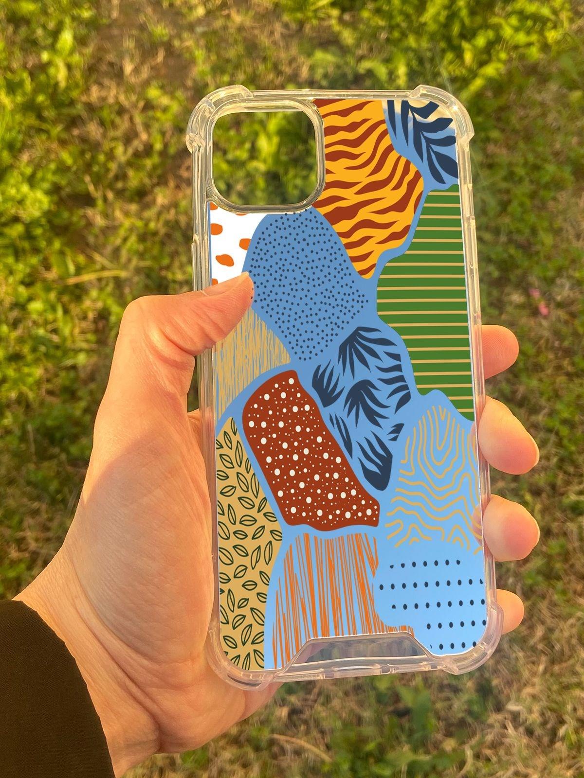 İphone 14 Plus Uyumlu Aynalı Leopar Desenli Darbe Kamera Korumalı Silikon Telefon Kılıfı