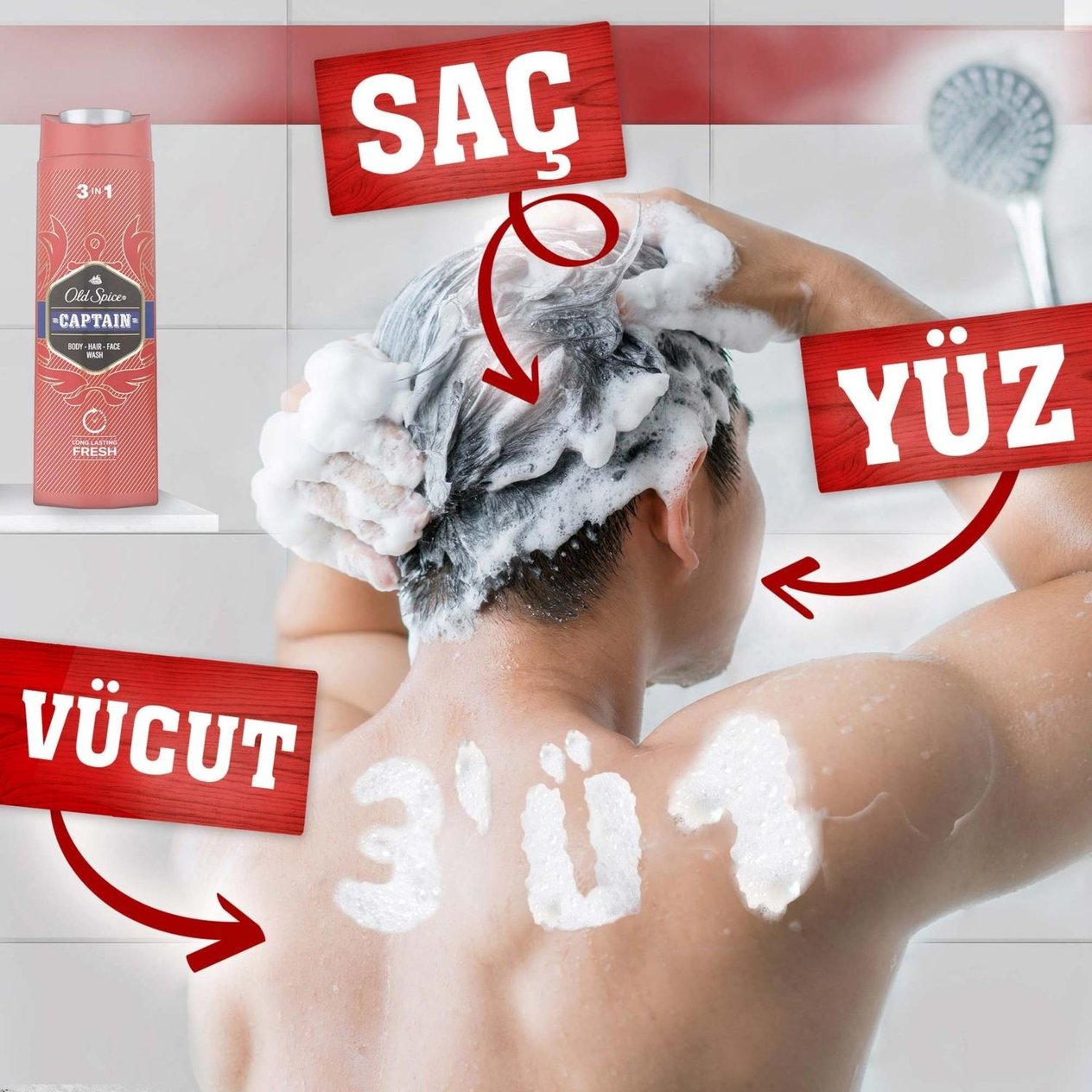 Old Spice Duş Jeli & Deodorant Set -Eirlys Cosmetics Fırsat set /400ml duş jeli, 50ml deodorant,50ml duş jeli
