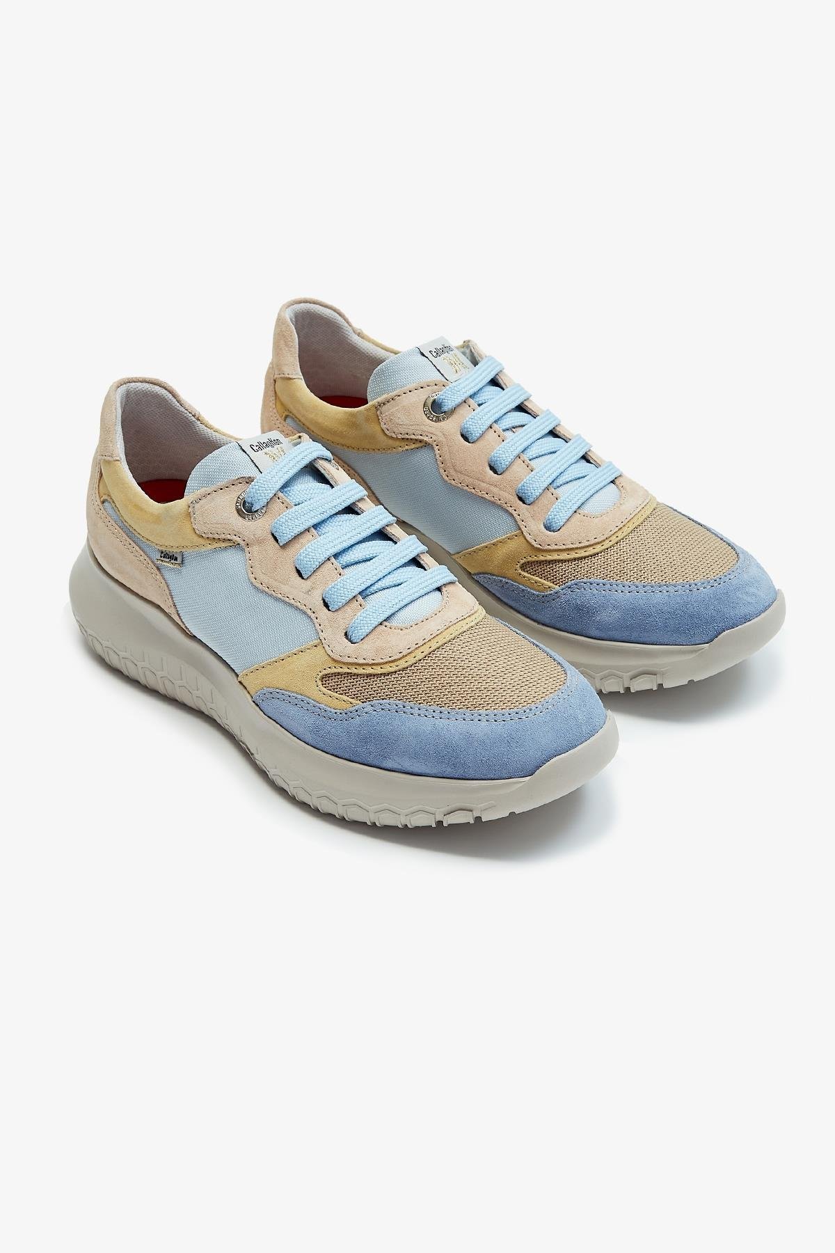 CALLAGHAN Kadın Tekstil Deri Mavi/Bej Sneakers & Spor Ayakkabı