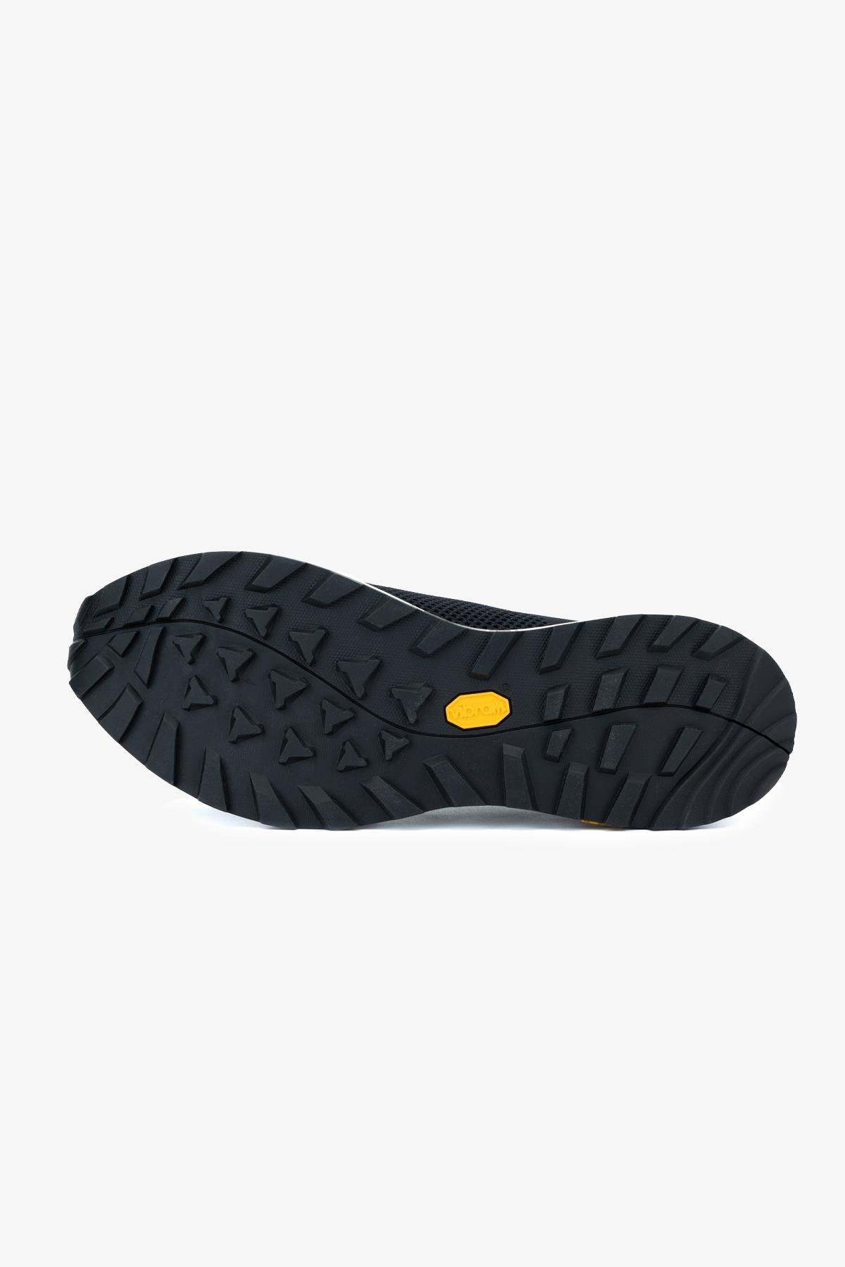DINO BIGIONI Erkek Tekstil Deri Siyah Sneakers & Spor Ayakkabı