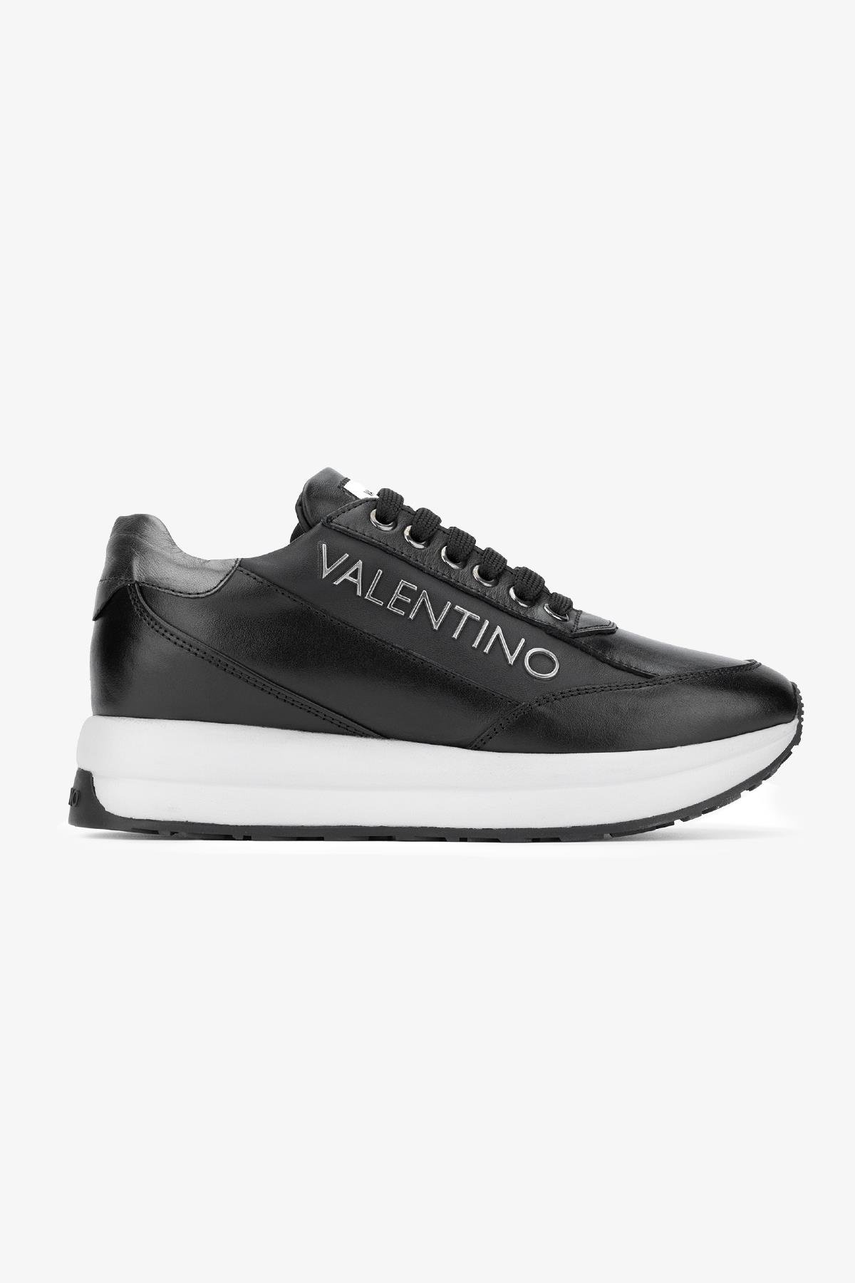 Mario Valentino Kadın Hakiki Deri Siyah Sneakers & Spor Ayakkabı