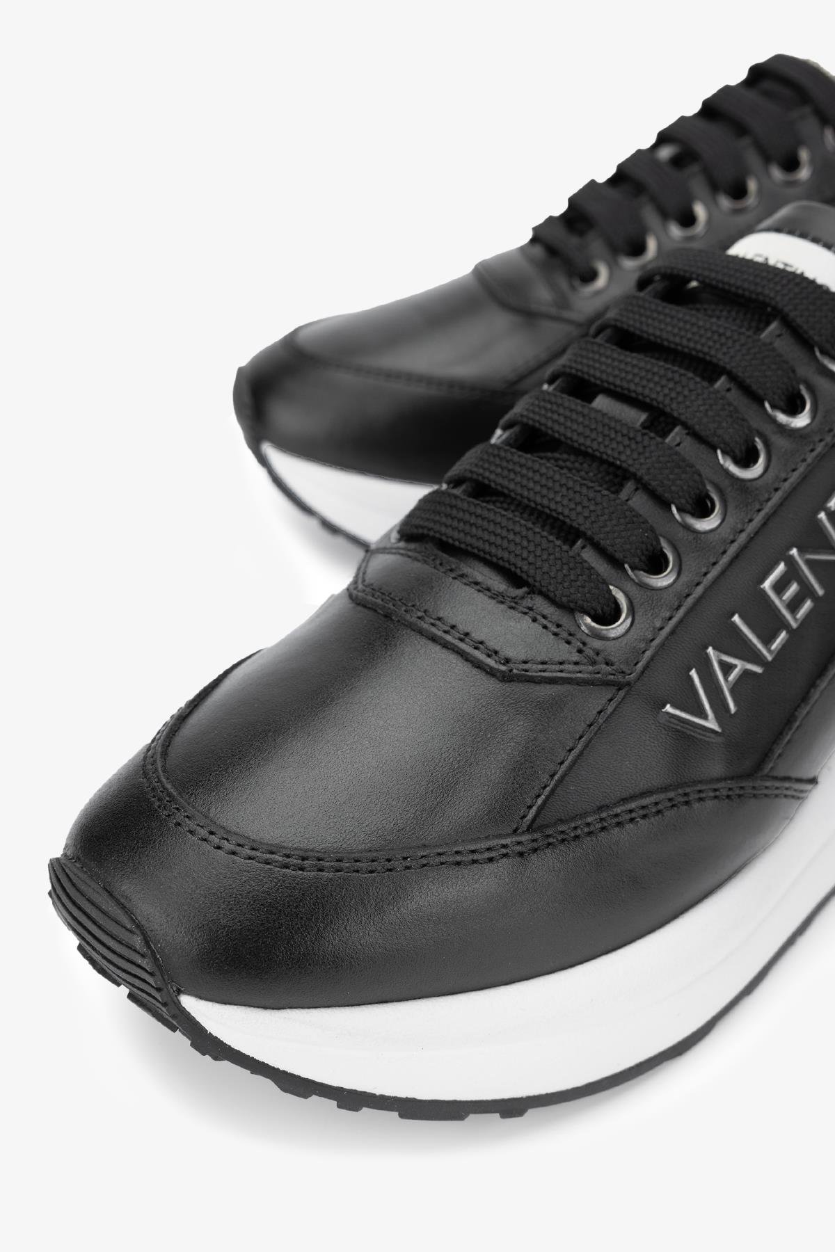 Mario Valentino Kadın Hakiki Deri Siyah Sneakers & Spor Ayakkabı