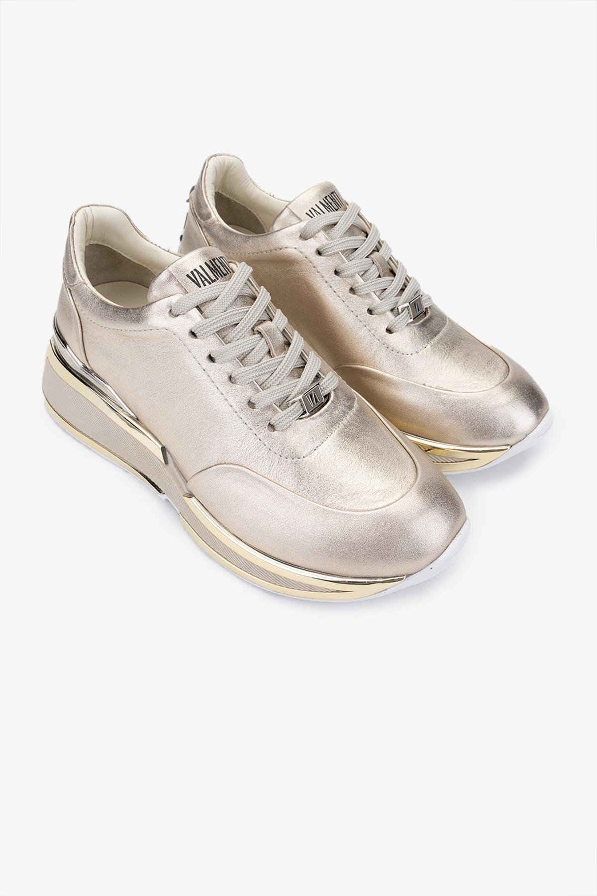 Valmenti Achernar Kadın Bronz Hakiki Deri Sneakers & Spor Ayakkabı