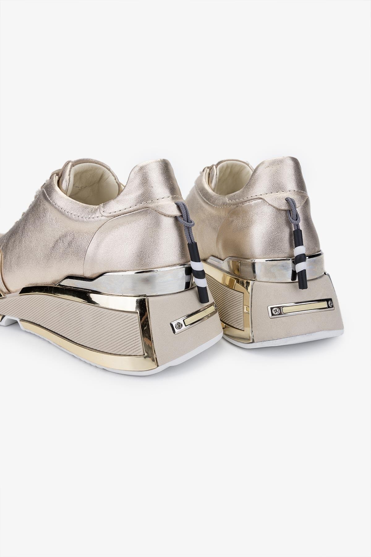 Valmenti Achernar Kadın Bronz Hakiki Deri Sneakers & Spor Ayakkabı
