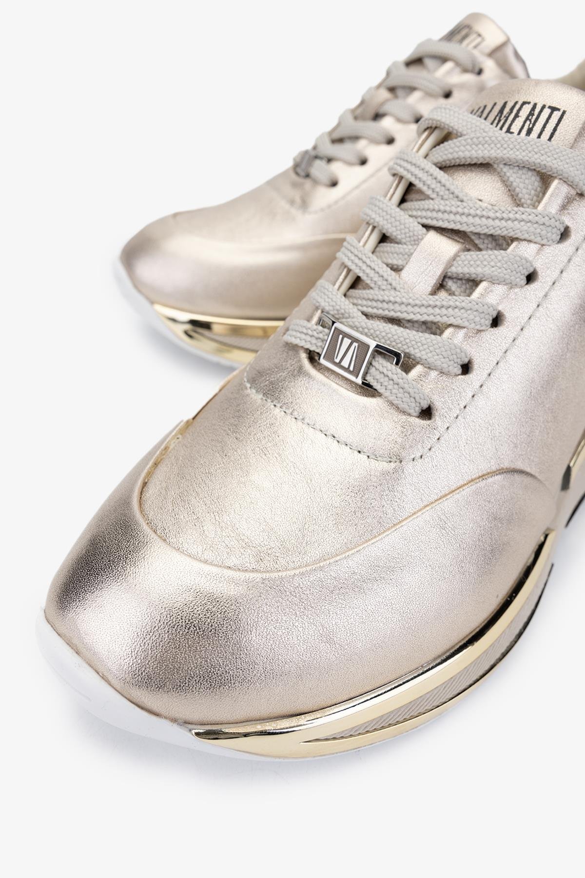 Valmenti Achernar Kadın Bronz Hakiki Deri Sneakers & Spor Ayakkabı