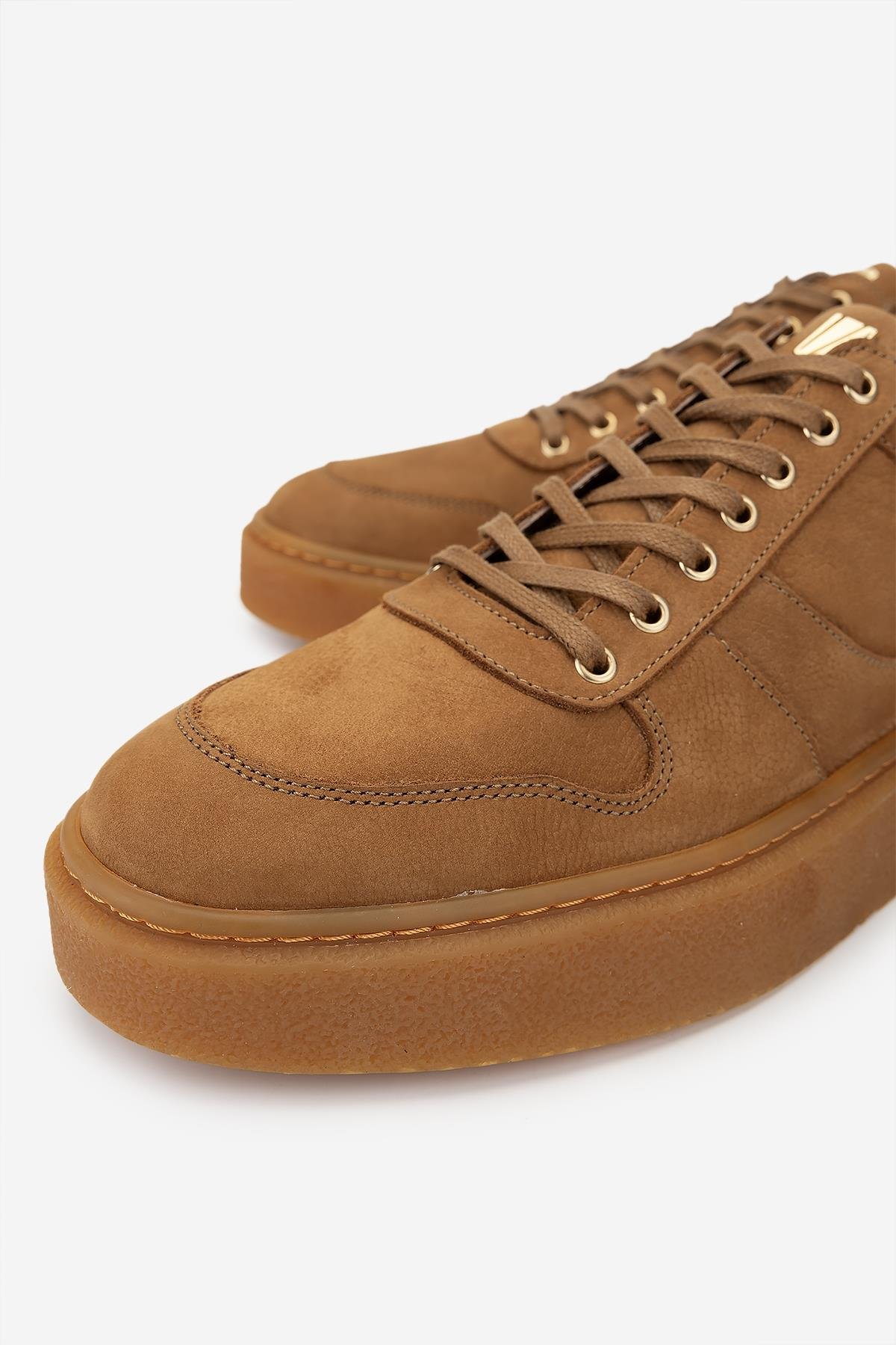 Valmenti Erkek Hakiki Deri Taba Sneakers & Spor Ayakkabı