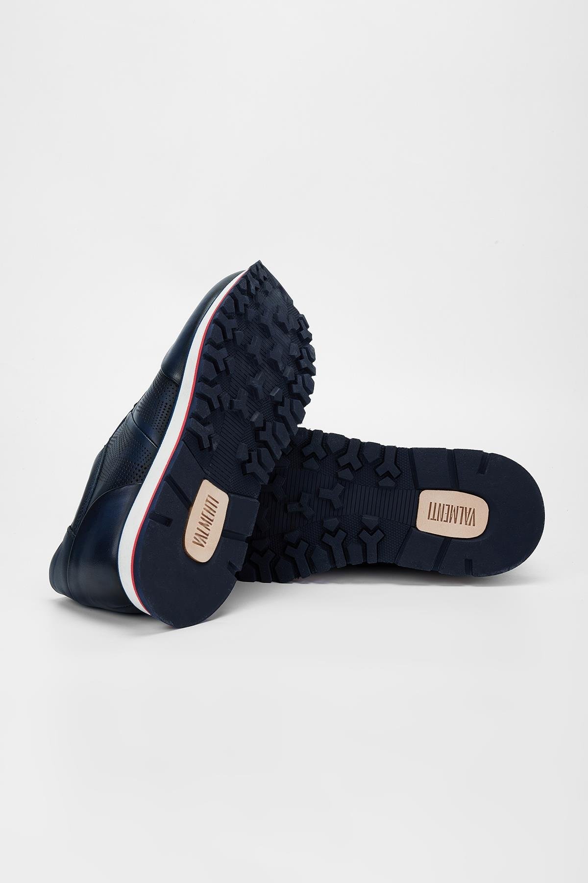 Valmenti Erkek Laci kırmızı beyaz Hakiki Deri Sneakers & Spor Ayakkabı