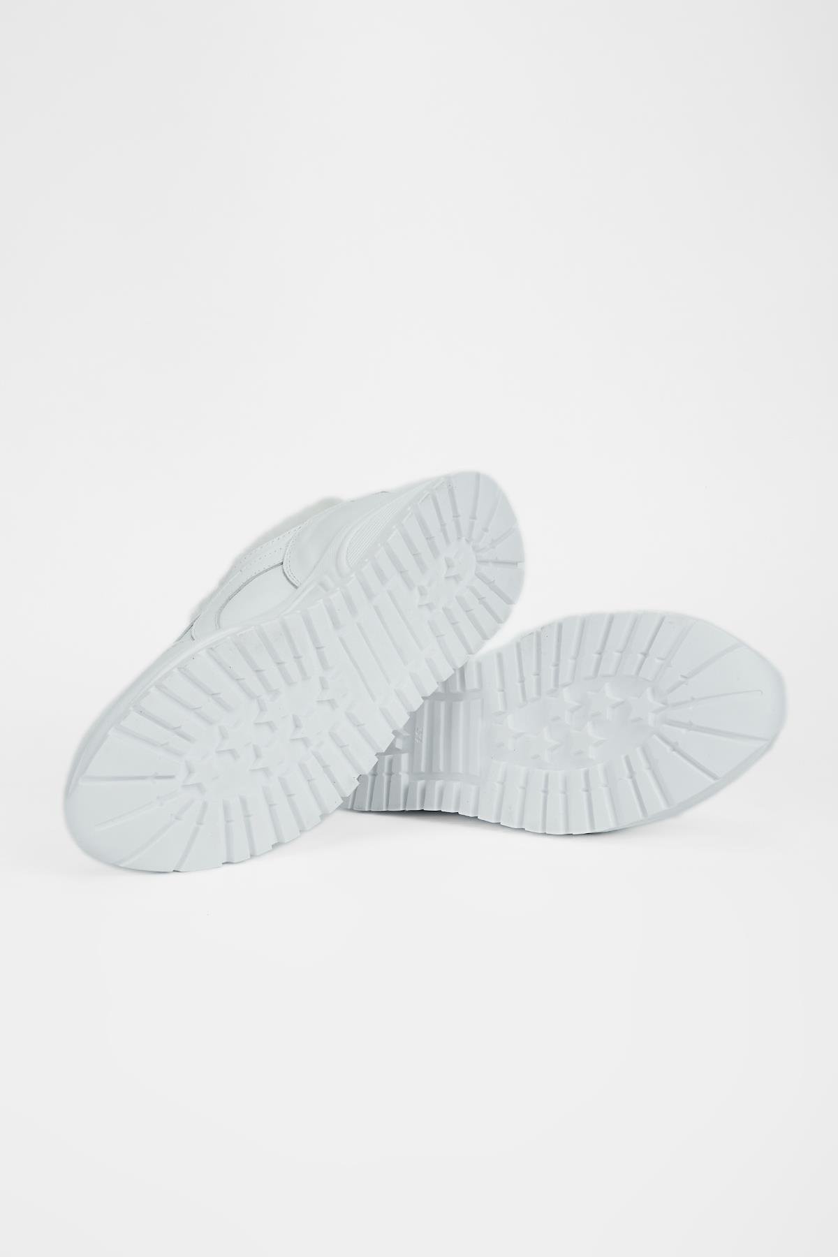 Valmenti Kadın Beyaz Hakiki Deri Sneakers & Spor Ayakkabı