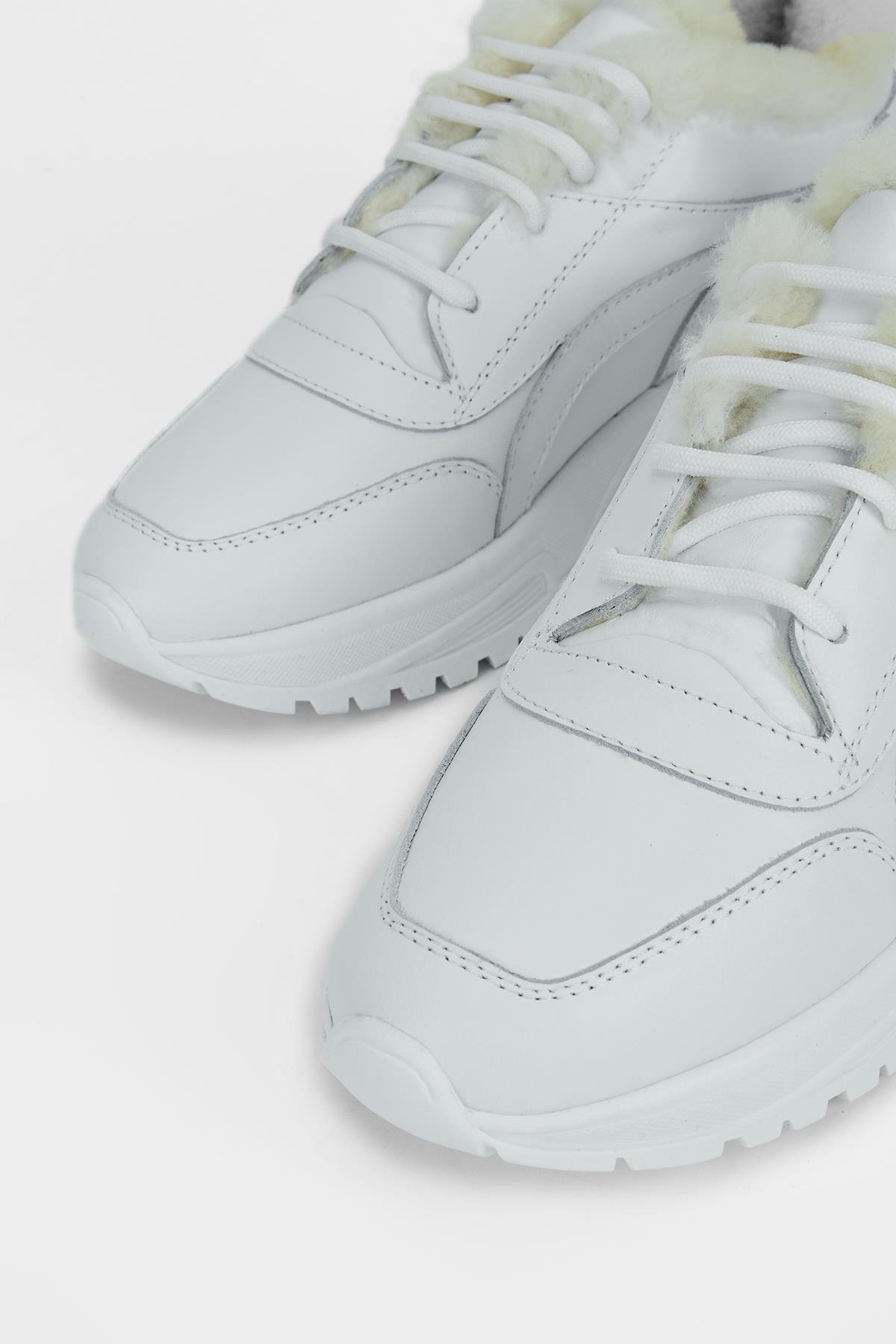 Valmenti Kadın Beyaz Hakiki Deri Sneakers & Spor Ayakkabı