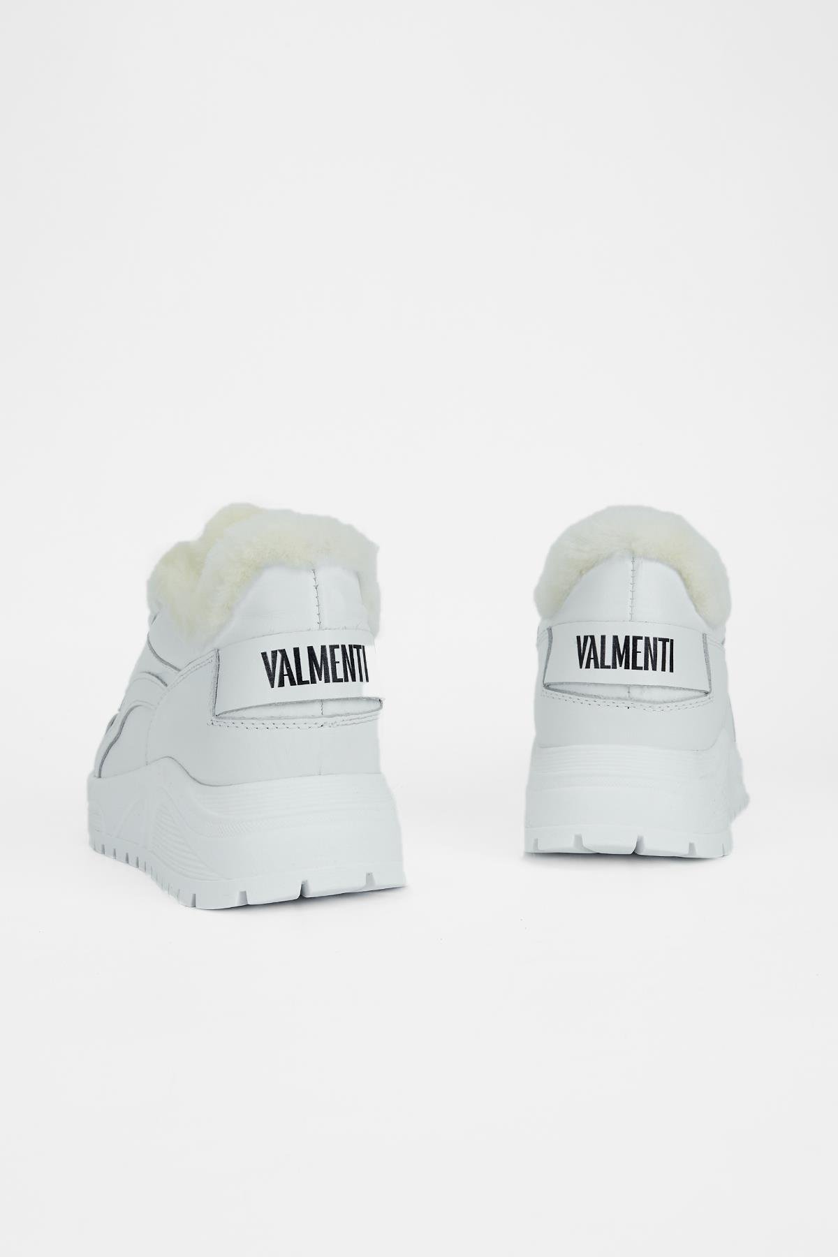 Valmenti Kadın Beyaz Hakiki Deri Sneakers & Spor Ayakkabı
