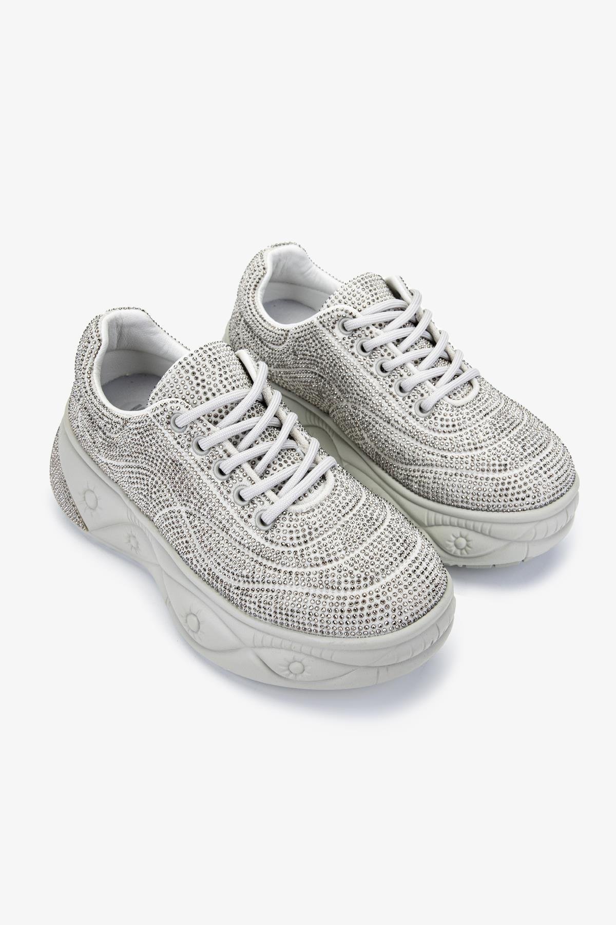 Valmenti Kadın Vegan Gri Sneakers & Spor Ayakkabı