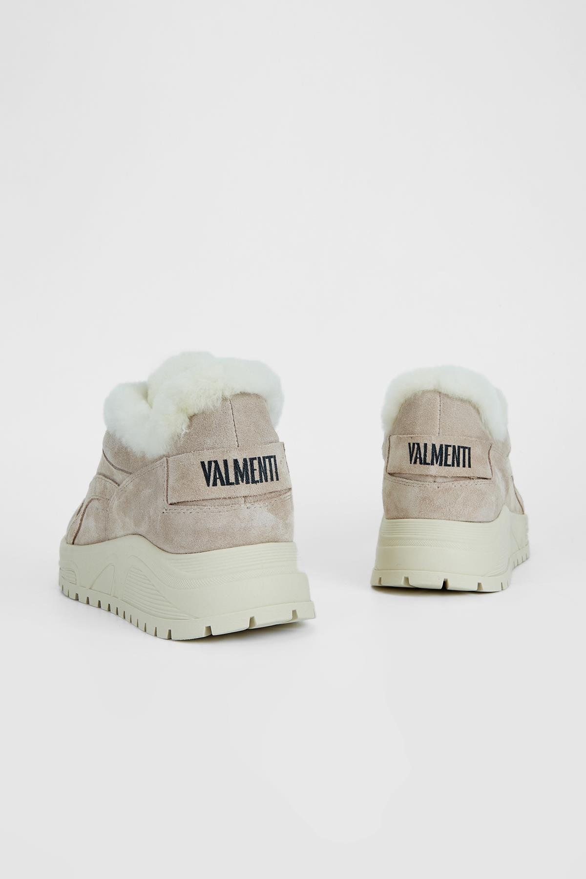 Valmenti Kadın Vizon Süet Hakiki Deri Sneakers & Spor Ayakkabı