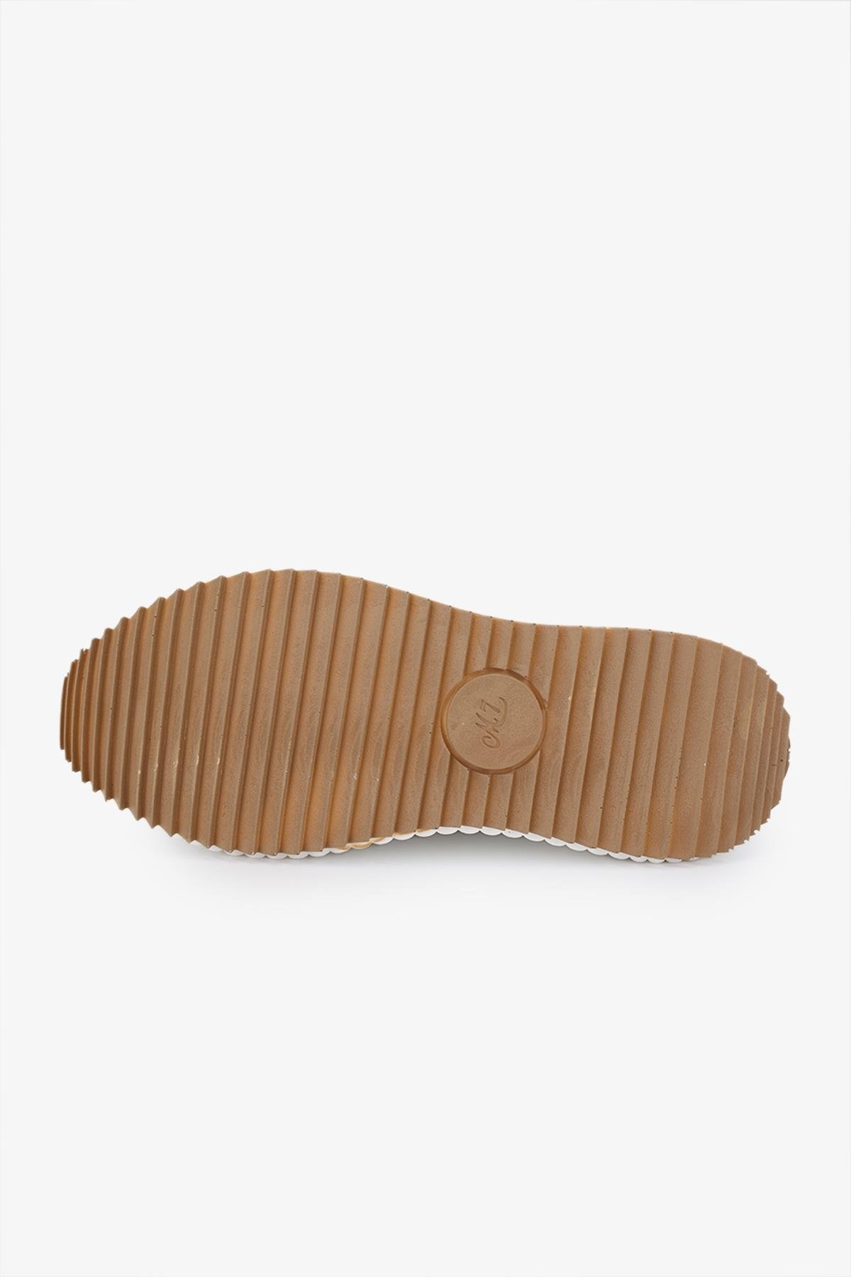 Valmenti Senla Kadın Gold Hasır Vegan Sneakers & Spor Ayakkabı