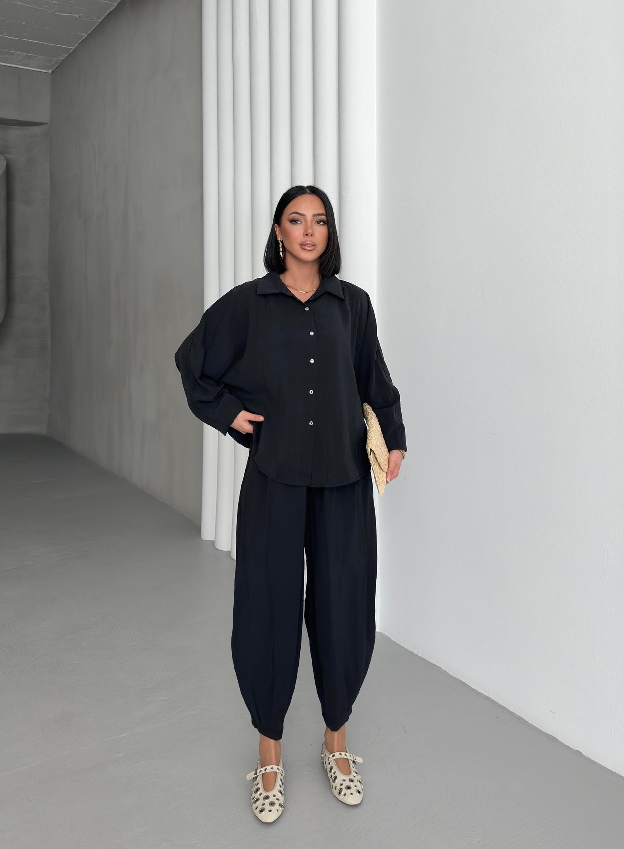 Şalvar Model Tensel Takım
