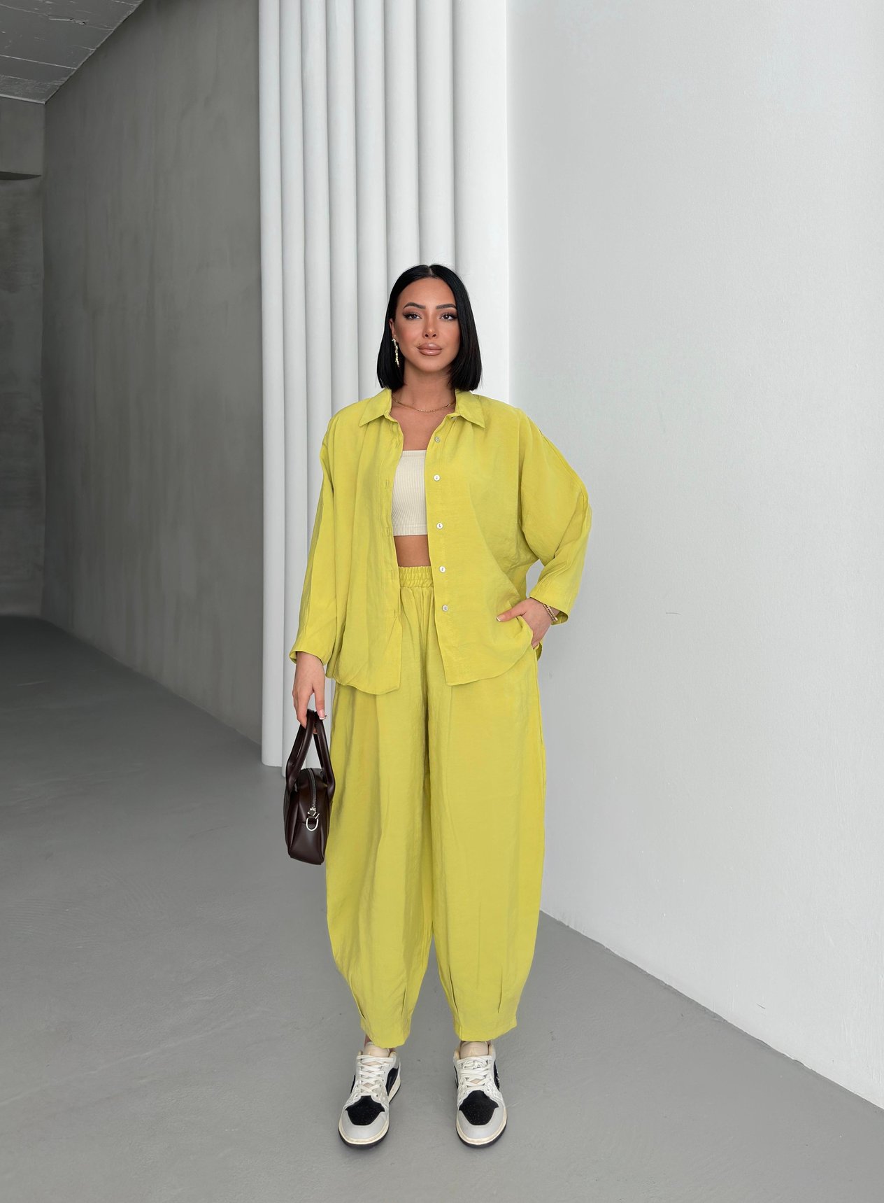 Şalvar Model Tensel Takım