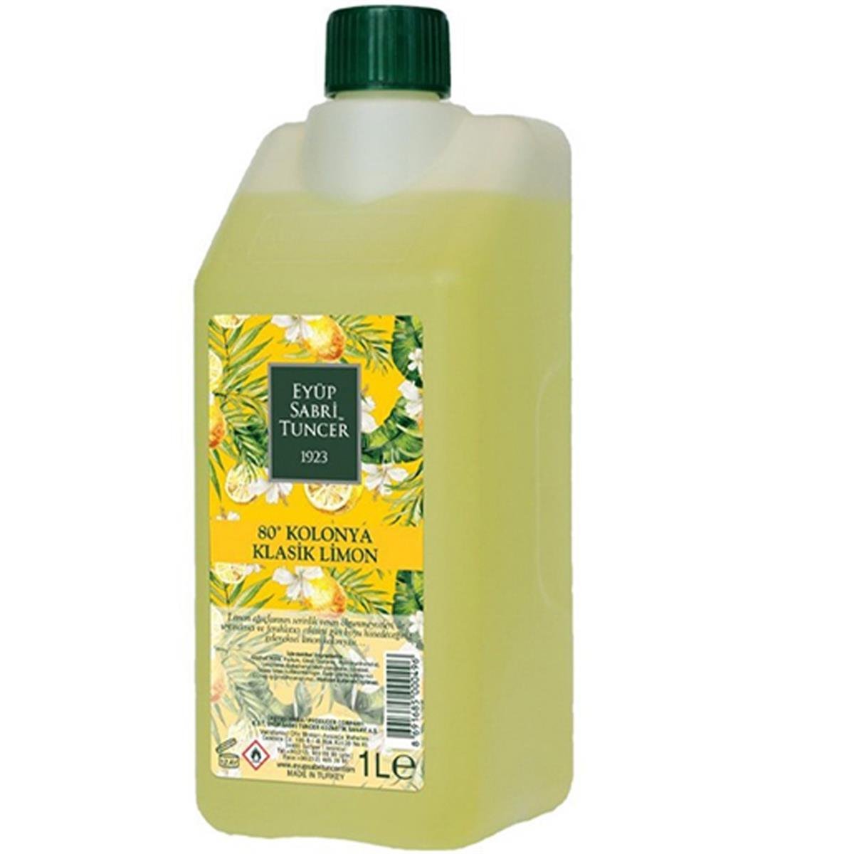 Eyüp Sabri Tuncer Klasik Limon Kolonyası  1 Lt Pet Şişe