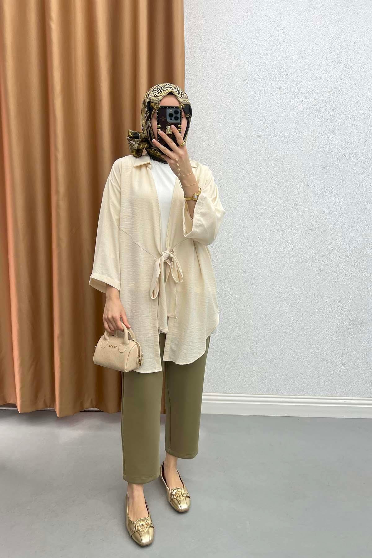 Bağlamalı Kimono Taş