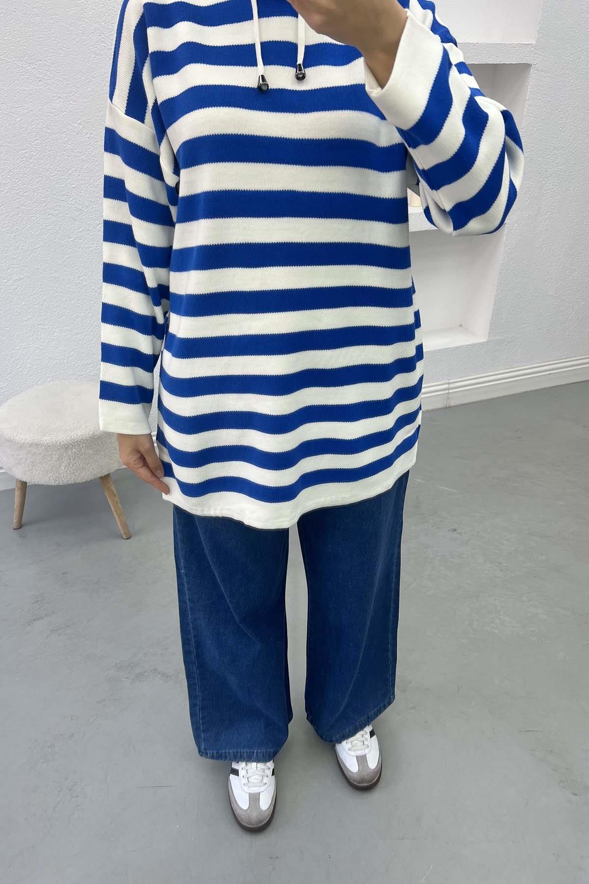 Bol Paça Kot Pantolon Lacivert
