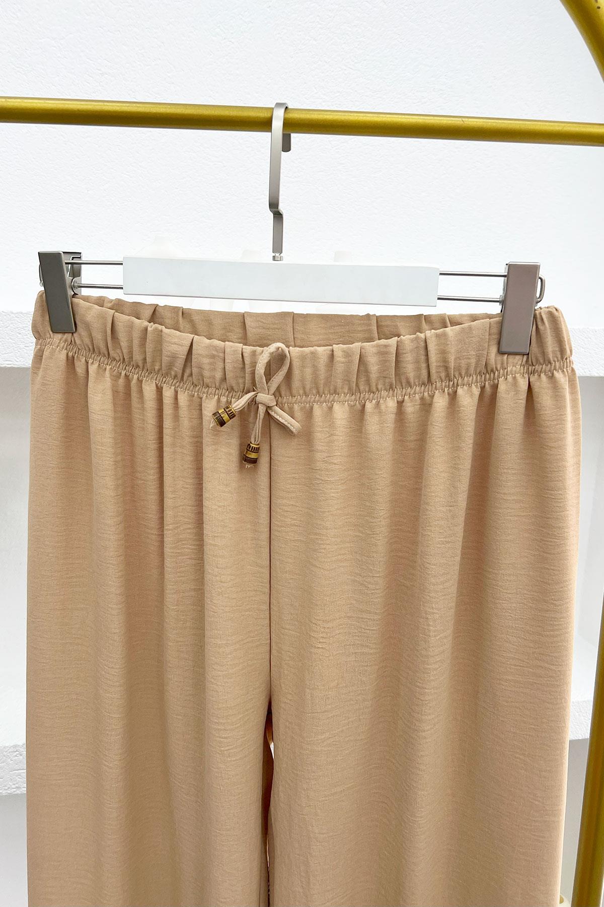 Bol Paça Pantolon Bej