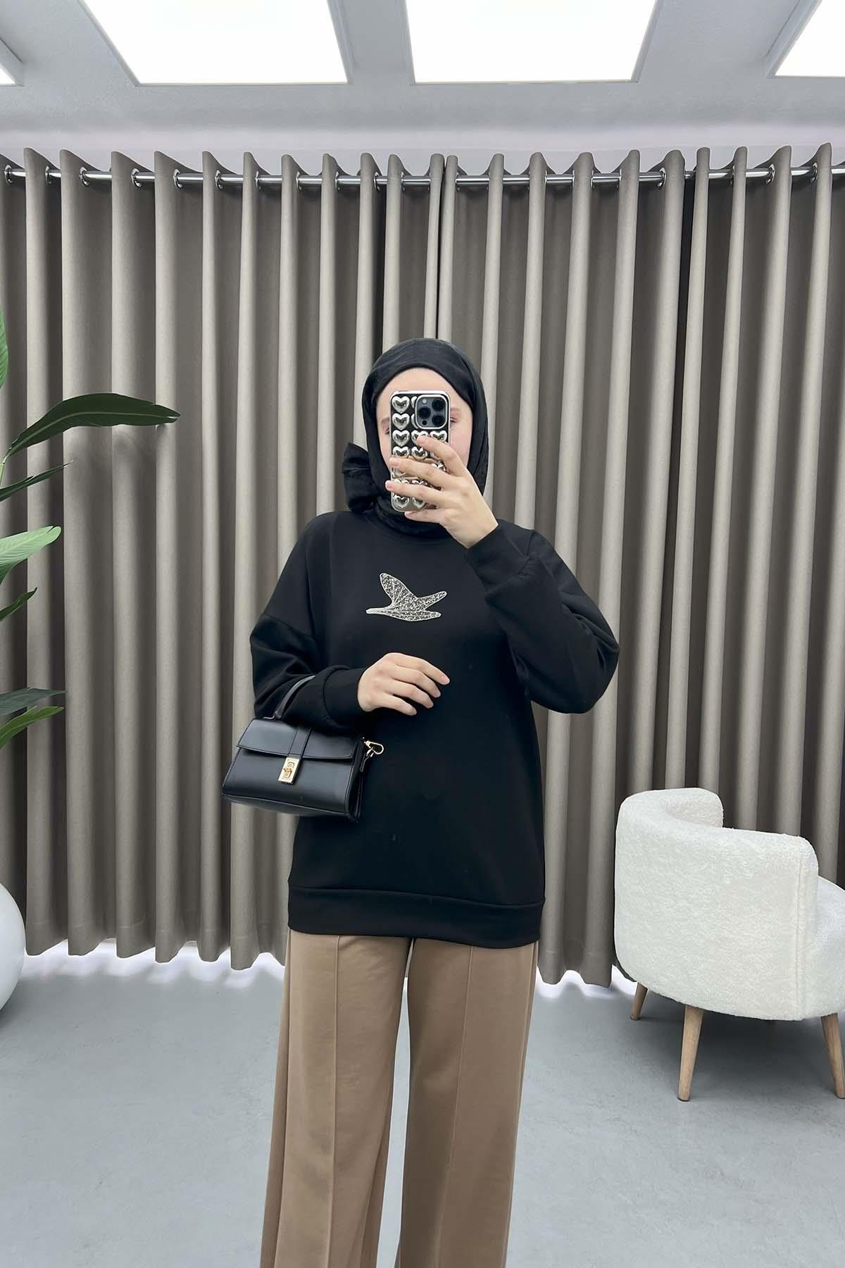 Bymen Sweatshirt Siyah