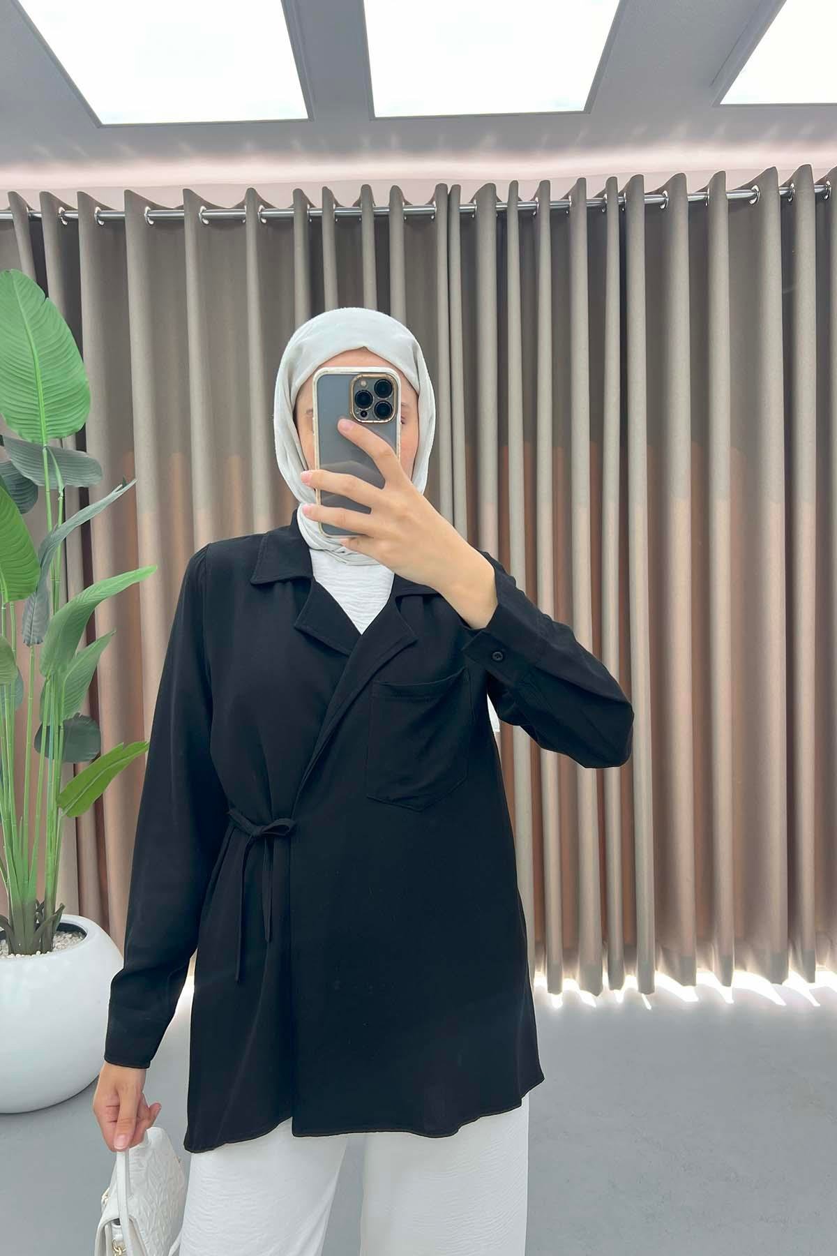 Cepli Viral Kimono Siyah