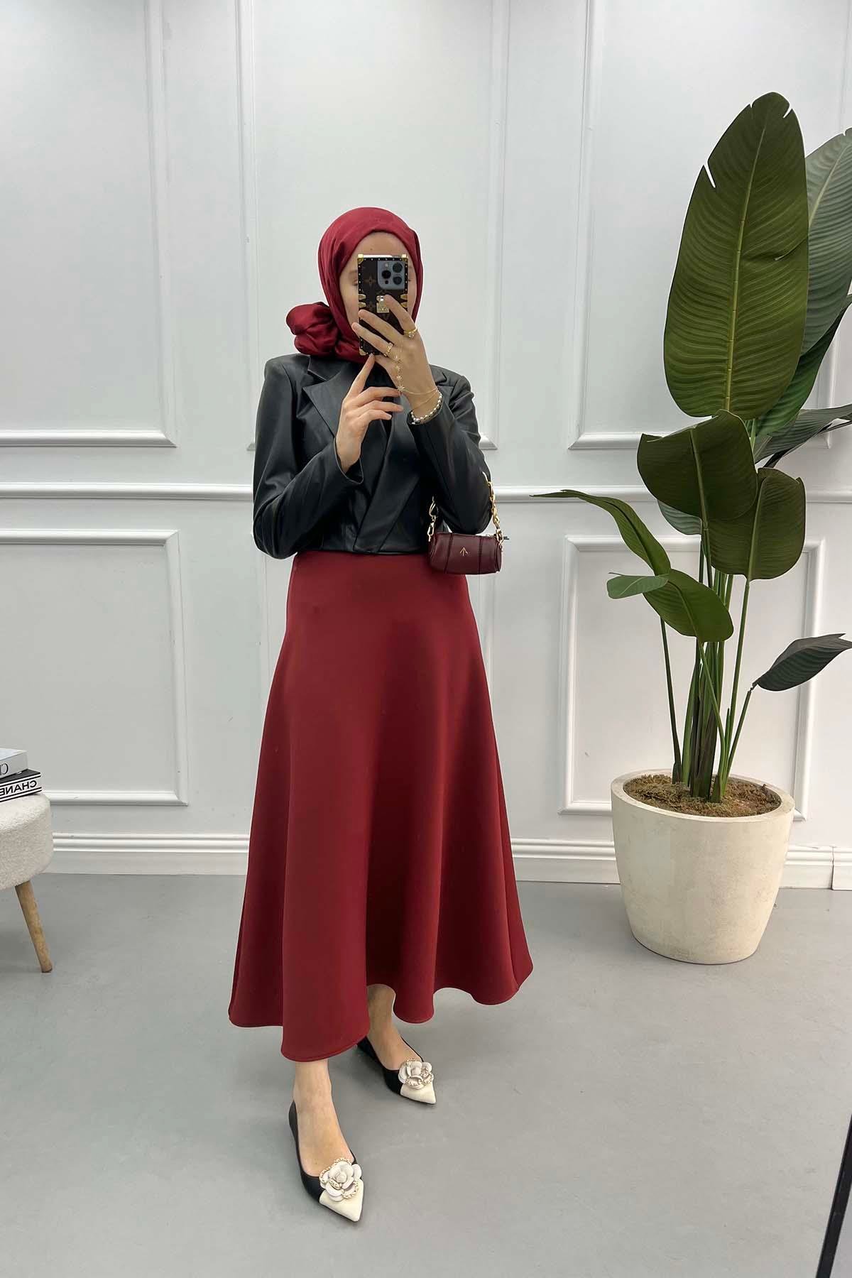 Deri Crop Ceket Siyah