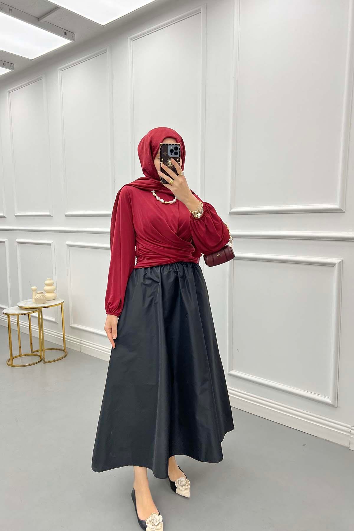 Drapeli Bluz Bordo
