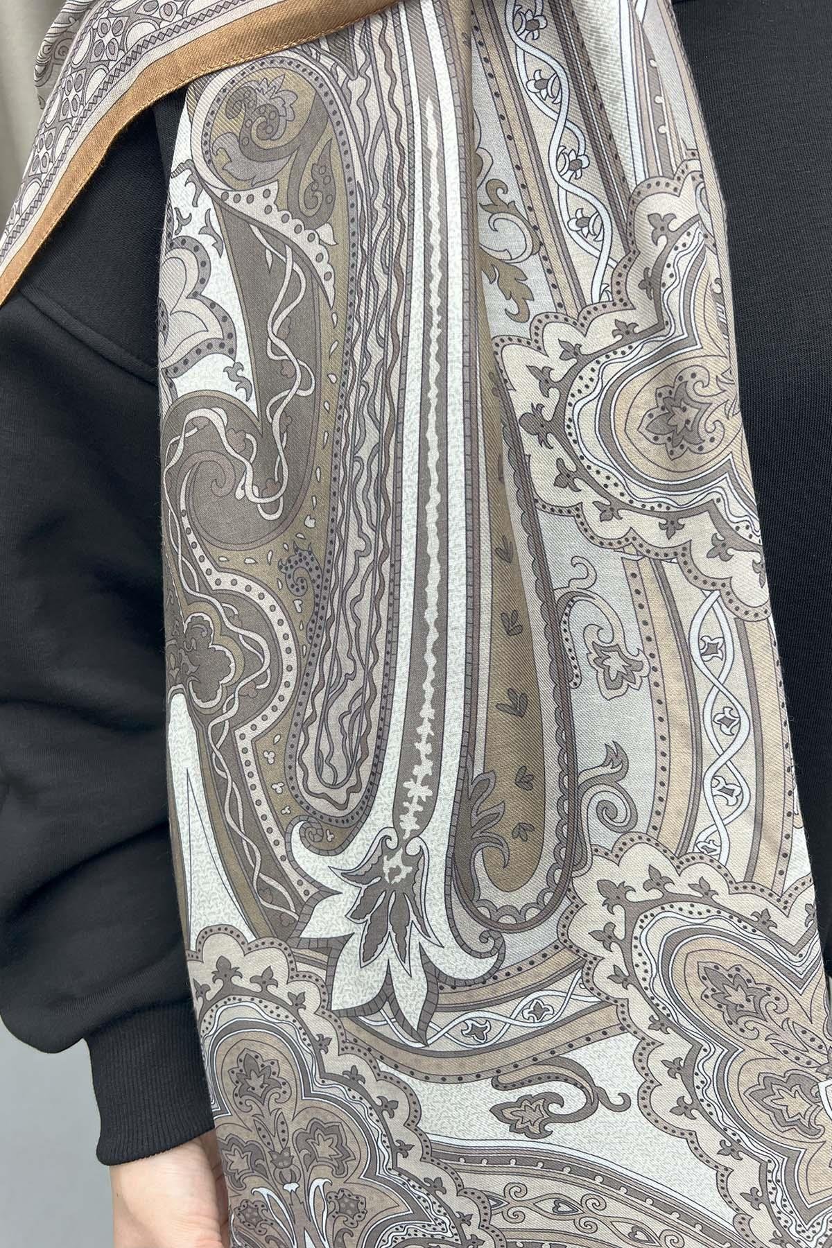 Etro Desenli Şal Kahve