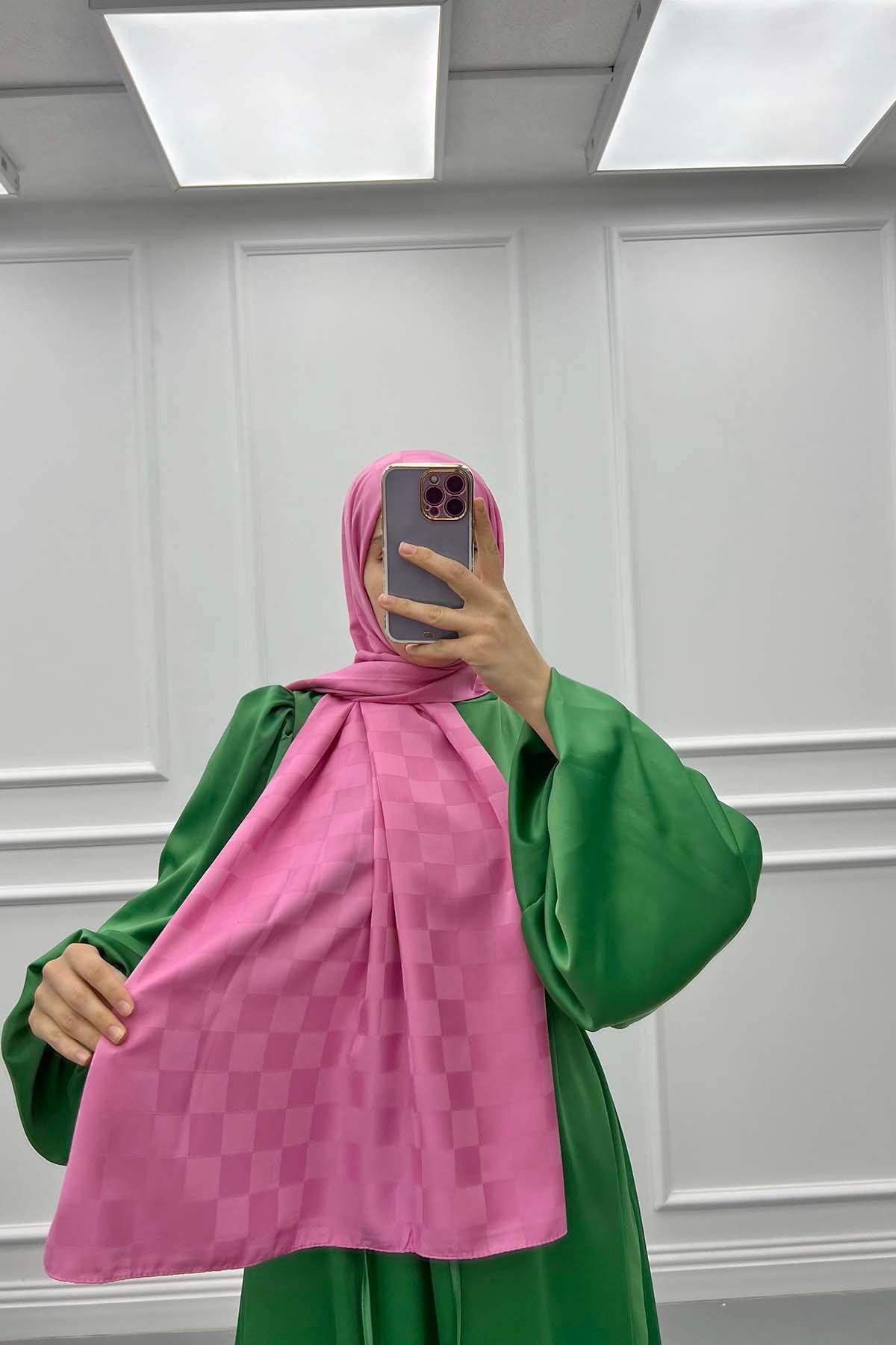 Kareli Şal Pembe
