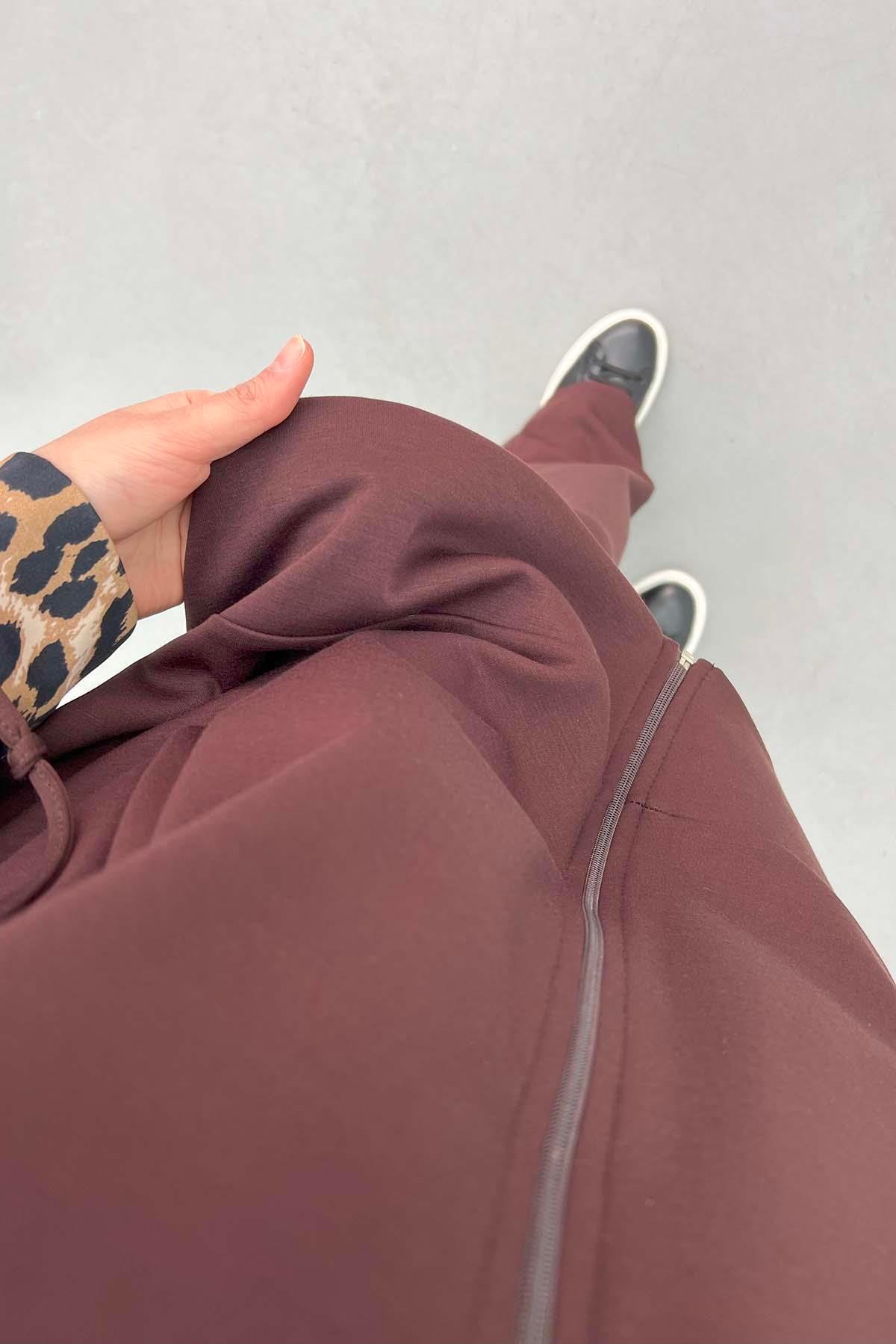 Kolları Leoparlı Oysh Takım Acı Kahve