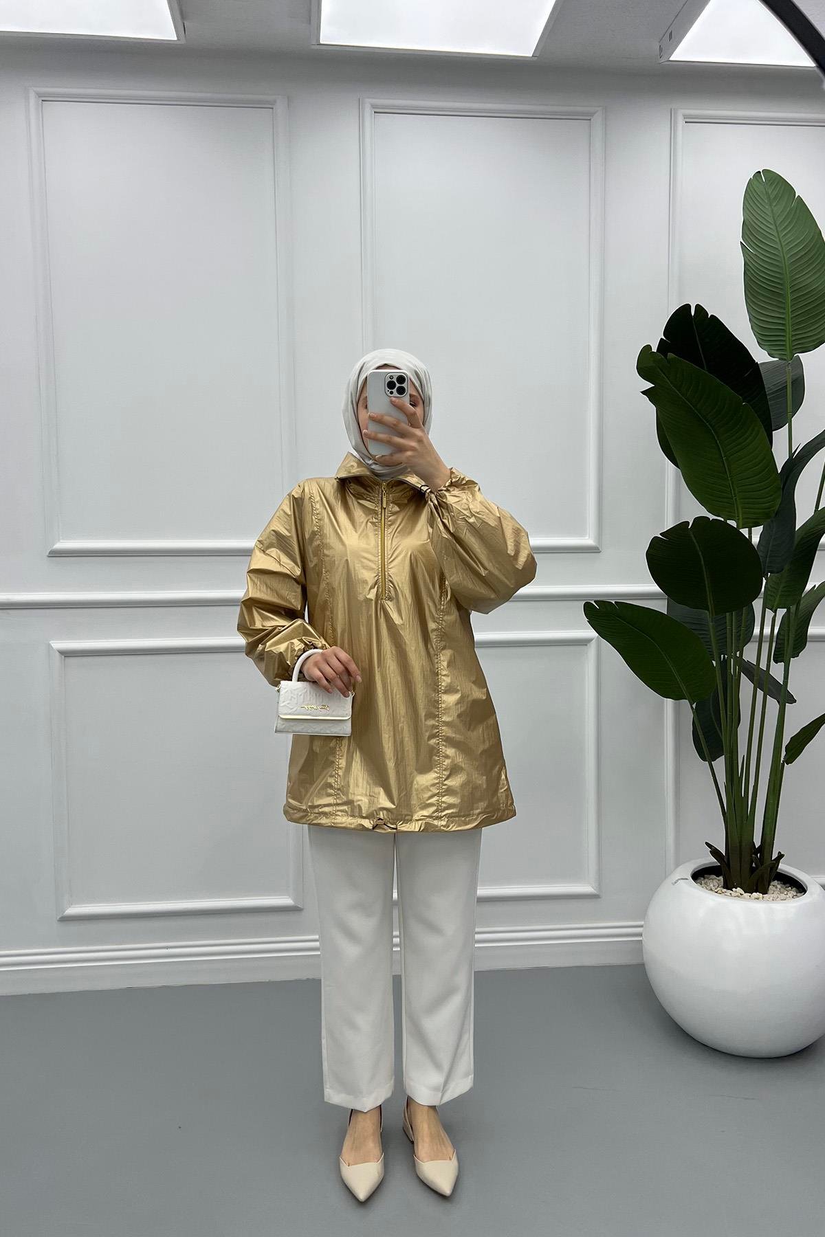 Parlak Bluz Gold