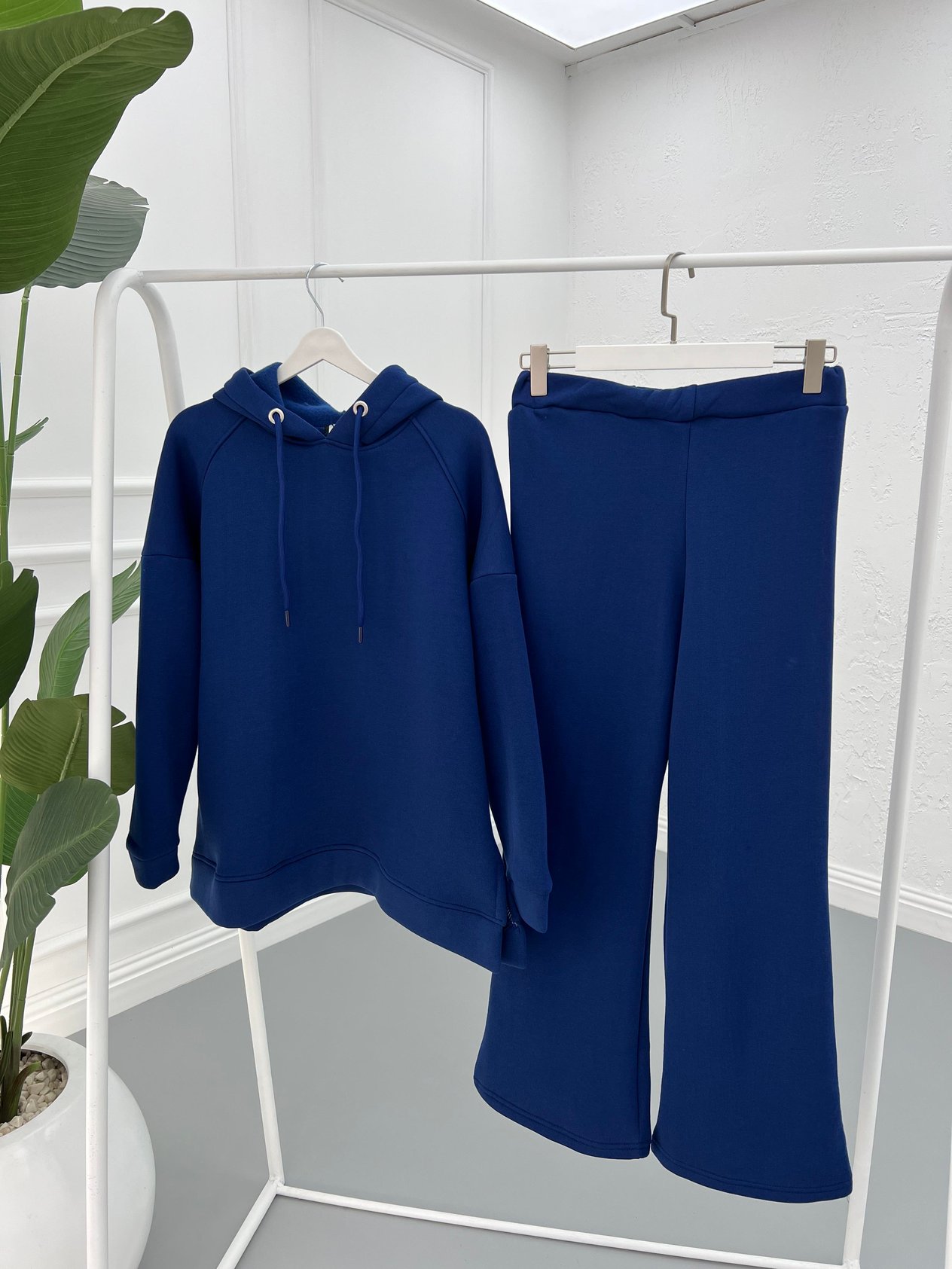 Şordonlu Sweat Takım Lacivert