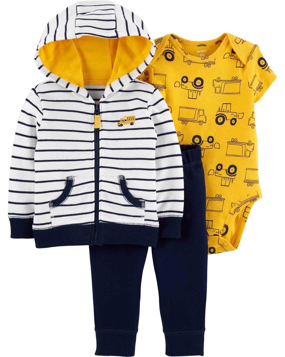 Carter's Kamyon Desenli 3'lü Set