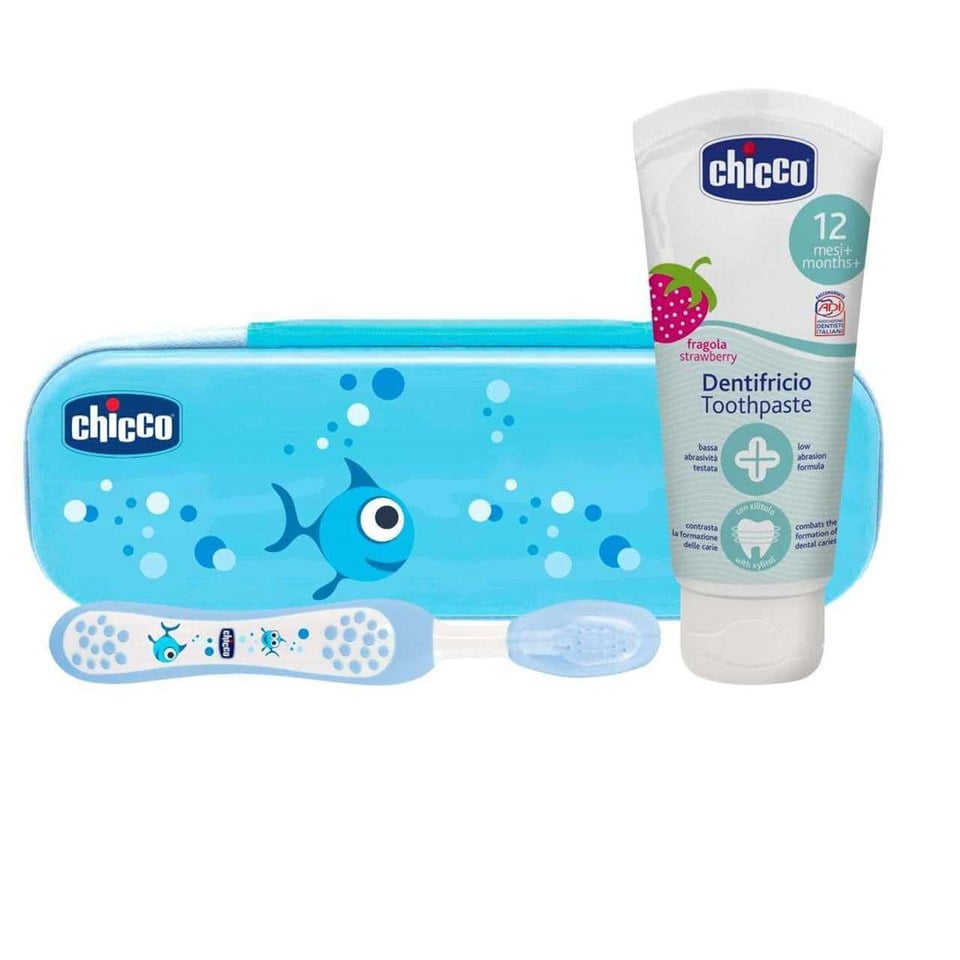 Chicco Diş Bakım Seti Mavi