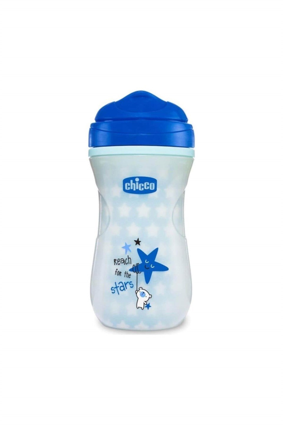Chicco Karanlıkta Parlayan Alıştırma Bardağı-Mavi