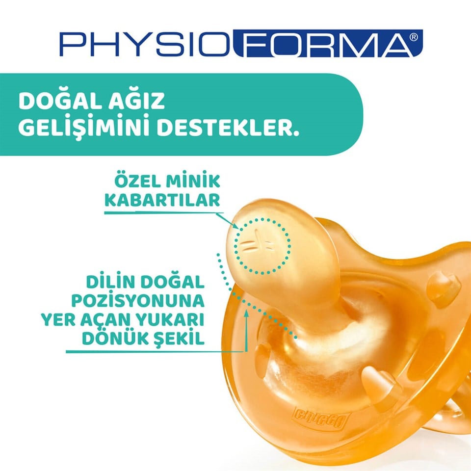 Chicco PhysioForma Soft Kauçuk Emzik
