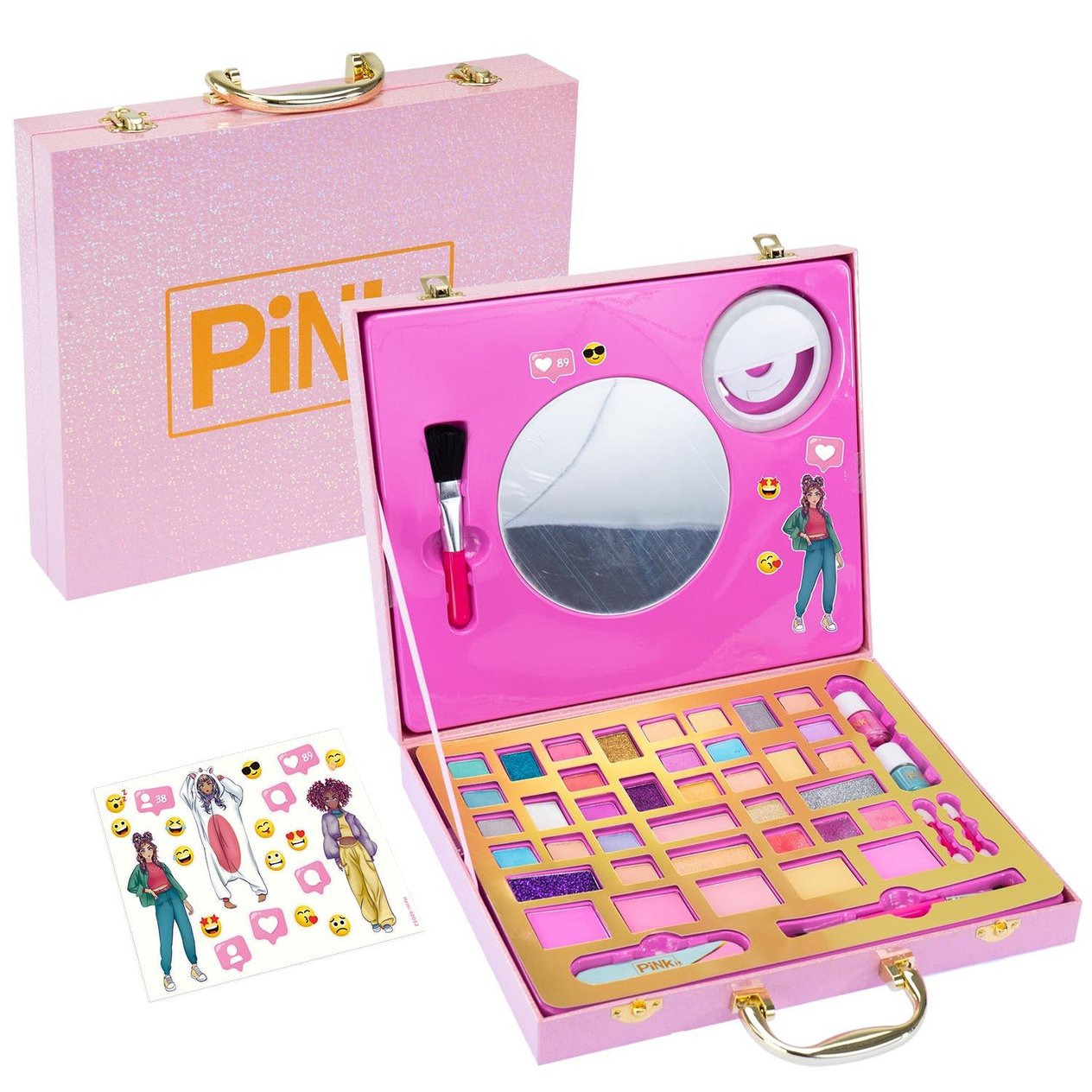 Girabrilla Pink It Selfie Işıklı Makyaj Çantası