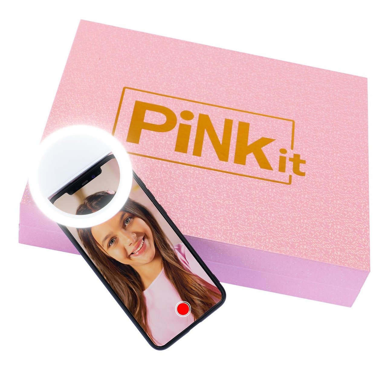 Girabrilla Pink It Selfie Işıklı Makyaj Çantası