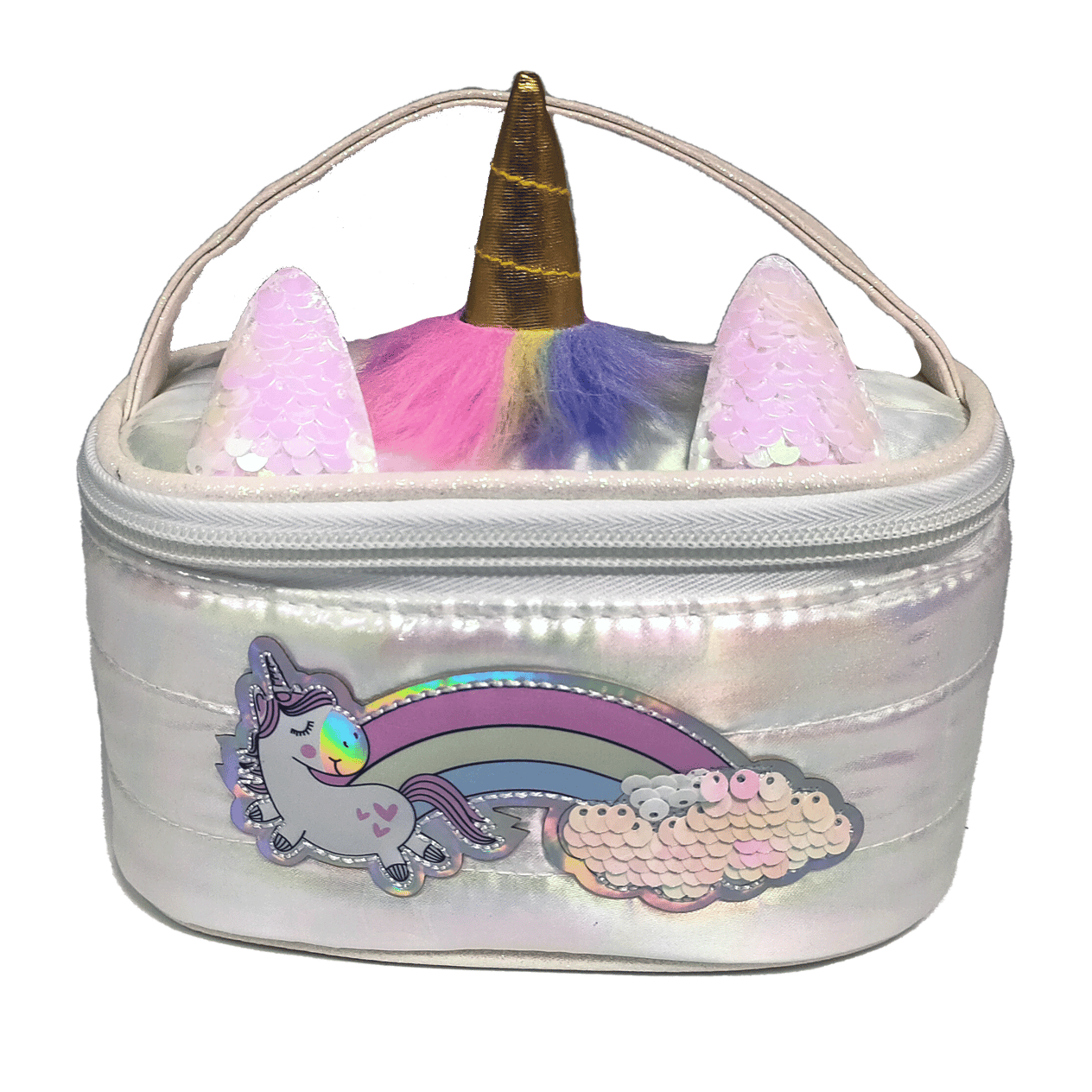 Girabrilla Puffer Unicorn Makyaj Çantası