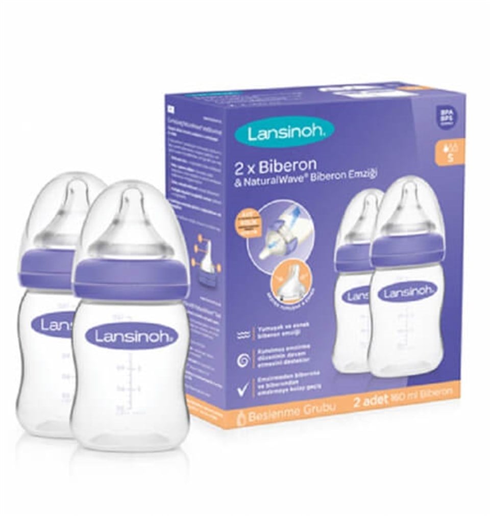Lansinoh Natural Wave 2'li Biberon 160 ml