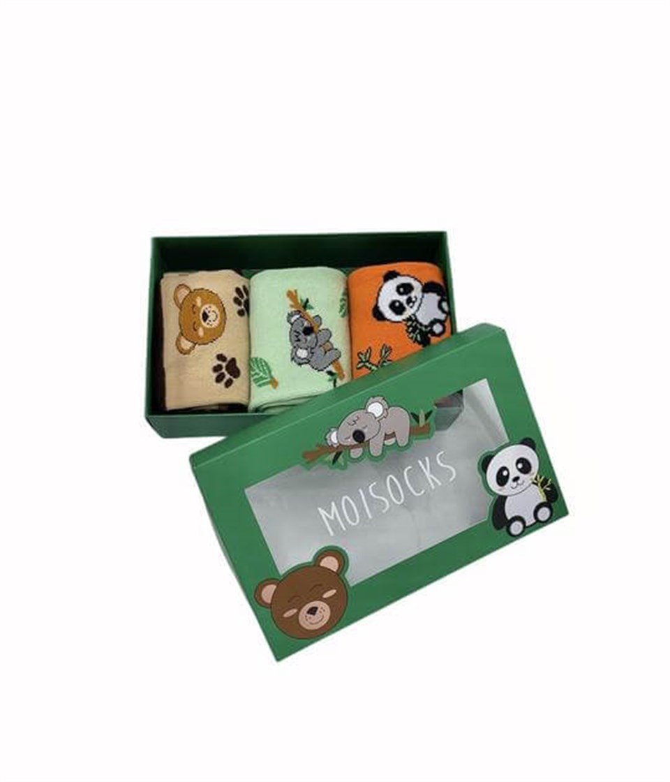 Moisocks 3'lü Çorap-Welcome to the Jungle Box