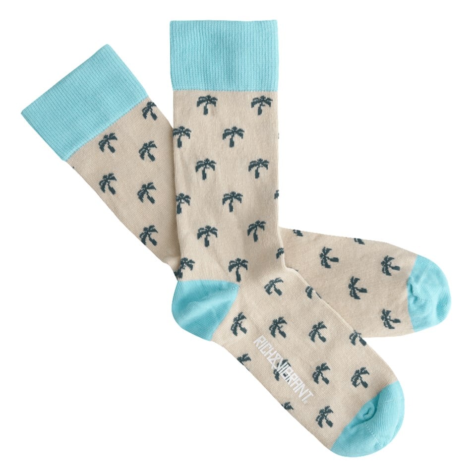 Rich&Vibrant Palm Tree - Organik Soket Çorap