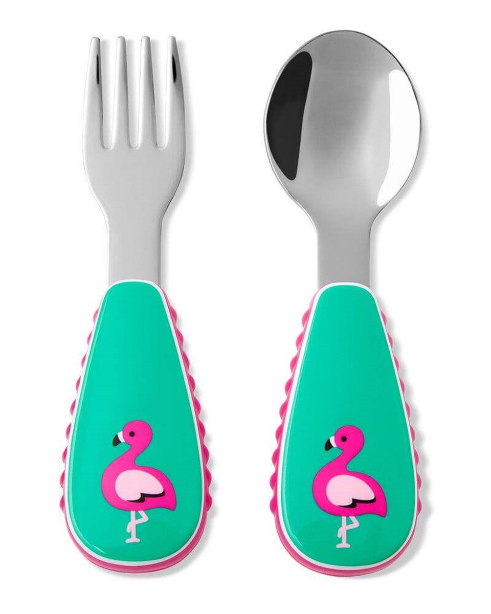 Skip Hop Çatal Kaşık Seti Flamingo